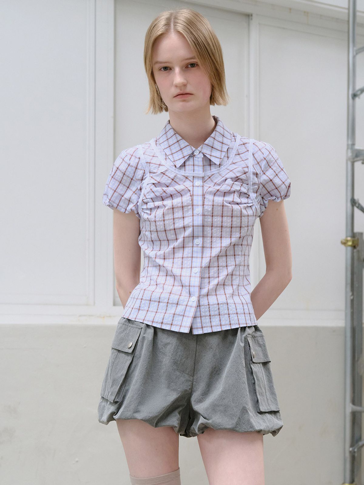 레이브(RAIVE) Balloon Pocket Shorts VW6ML677_2color