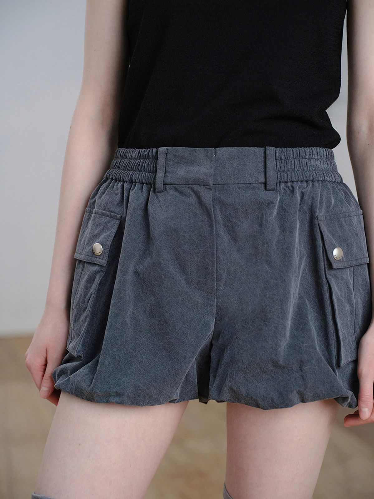 레이브(RAIVE) Balloon Pocket Shorts VW6ML677_2color