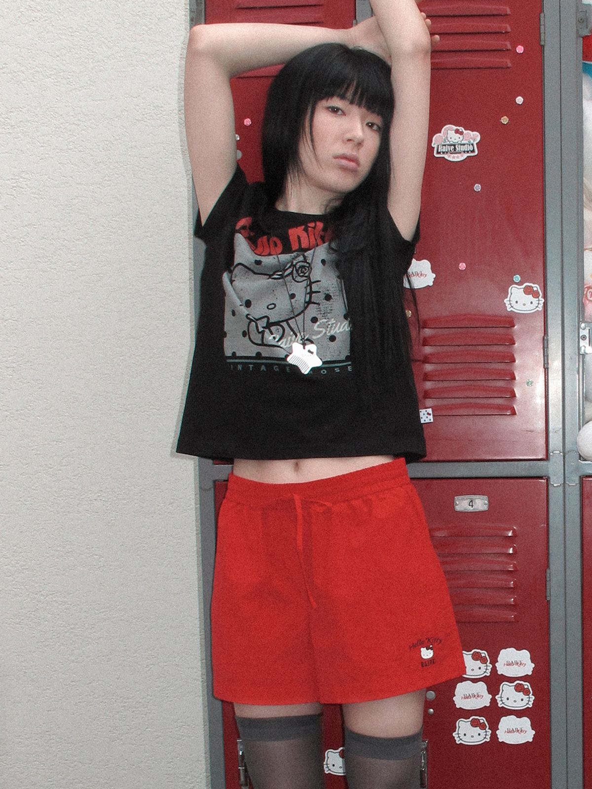 레이브(RAIVE) RAIVE X HELLO KITTY Shorts VW6ML006_2color