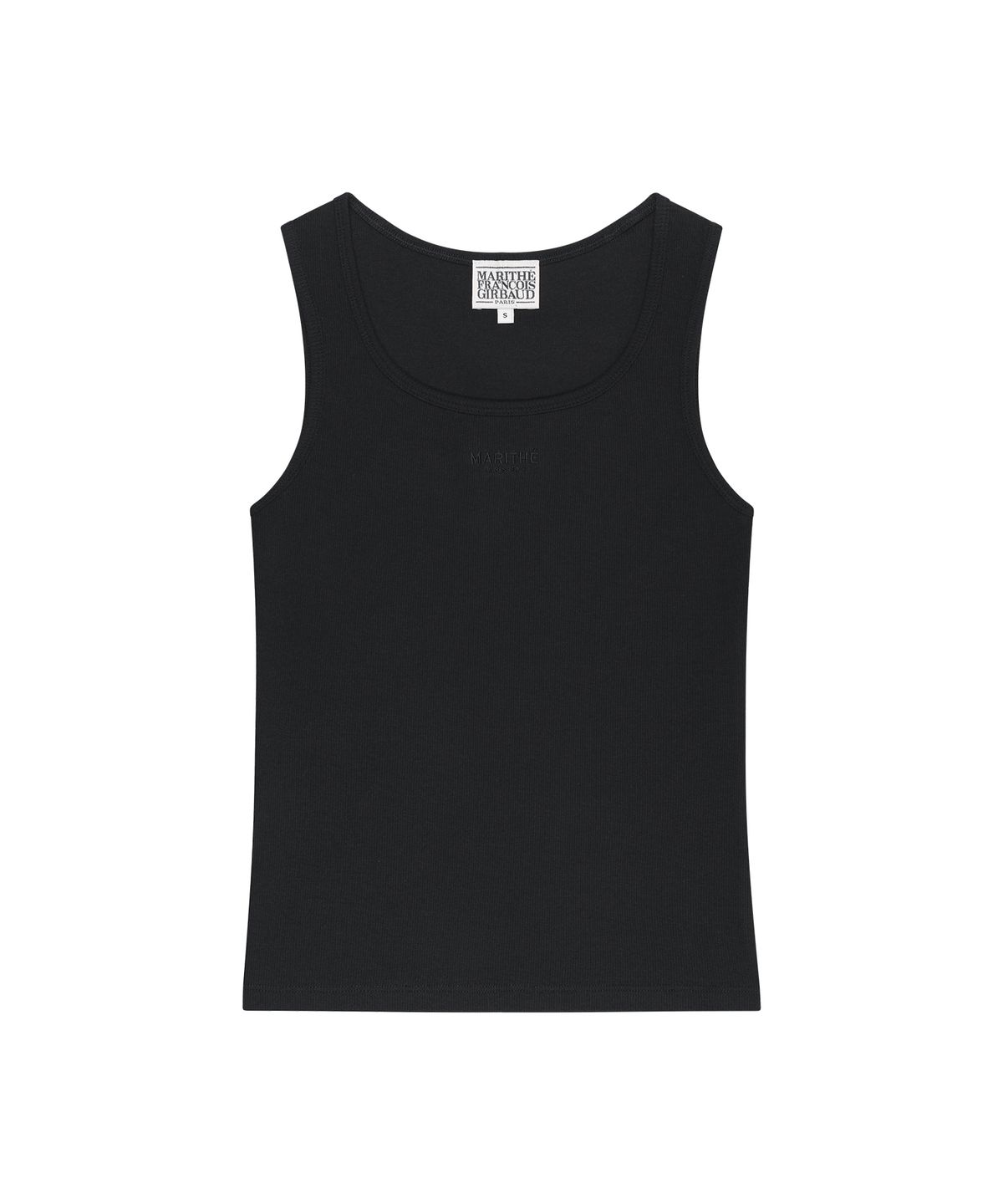 마리떼 프랑소와 저버(MARITHÉ + FRANҪOIS GIRBAUD) W REGULAR LOGO SLEEVELESS black