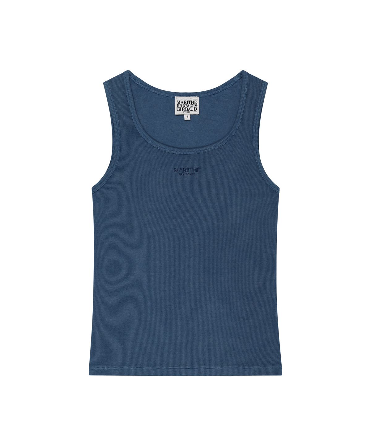 마리떼 프랑소와 저버(MARITHÉ + FRANҪOIS GIRBAUD) W REGULAR LOGO SLEEVELESS blue