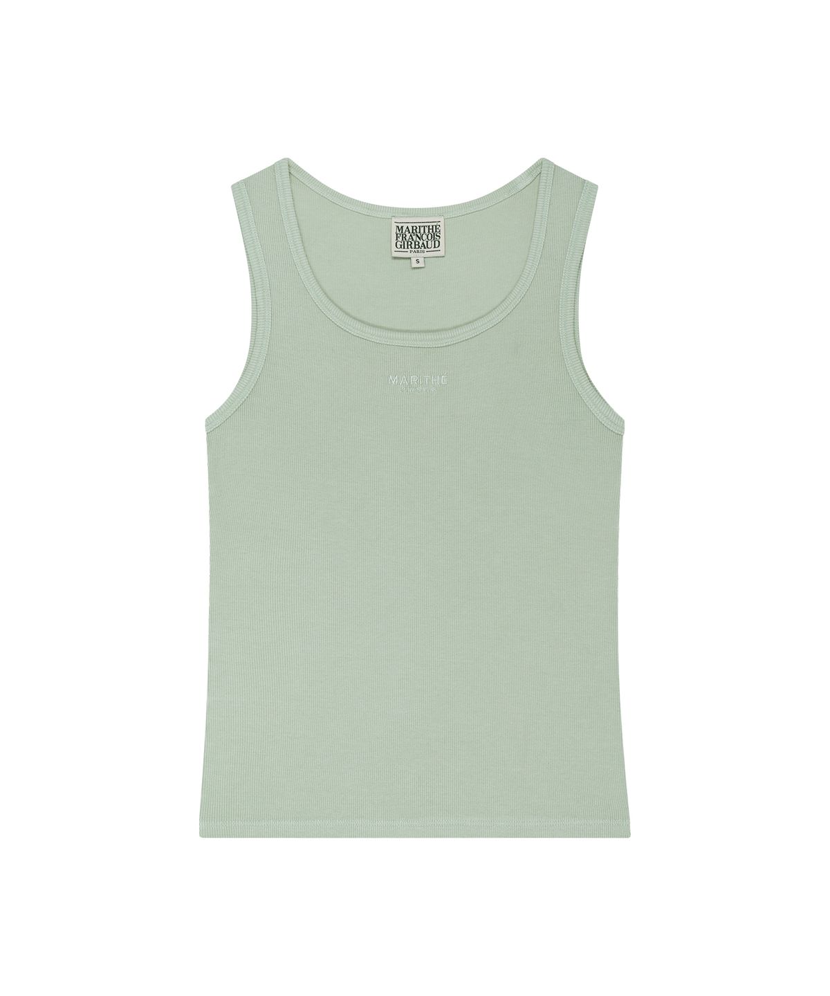 마리떼 프랑소와 저버(MARITHÉ + FRANҪOIS GIRBAUD) W REGULAR LOGO SLEEVELESS mint