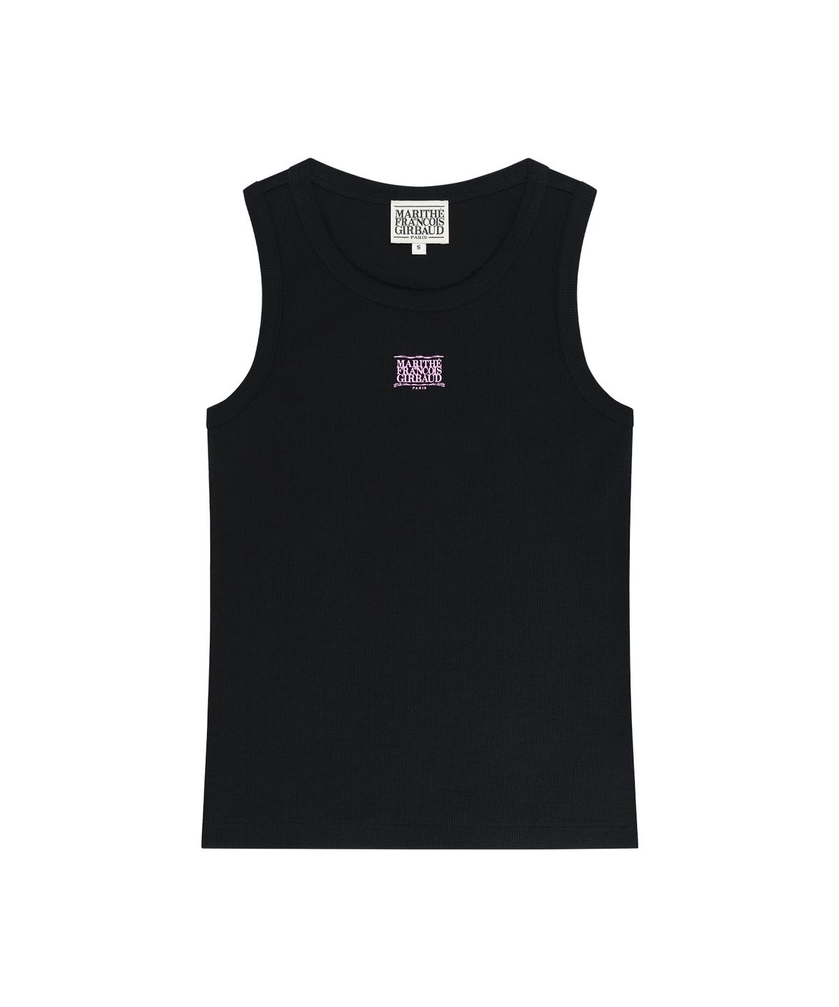 마리떼 프랑소와 저버(MARITHÉ + FRANҪOIS GIRBAUD) W RIBBON CLASSIC LOGO SLEEVELESS black