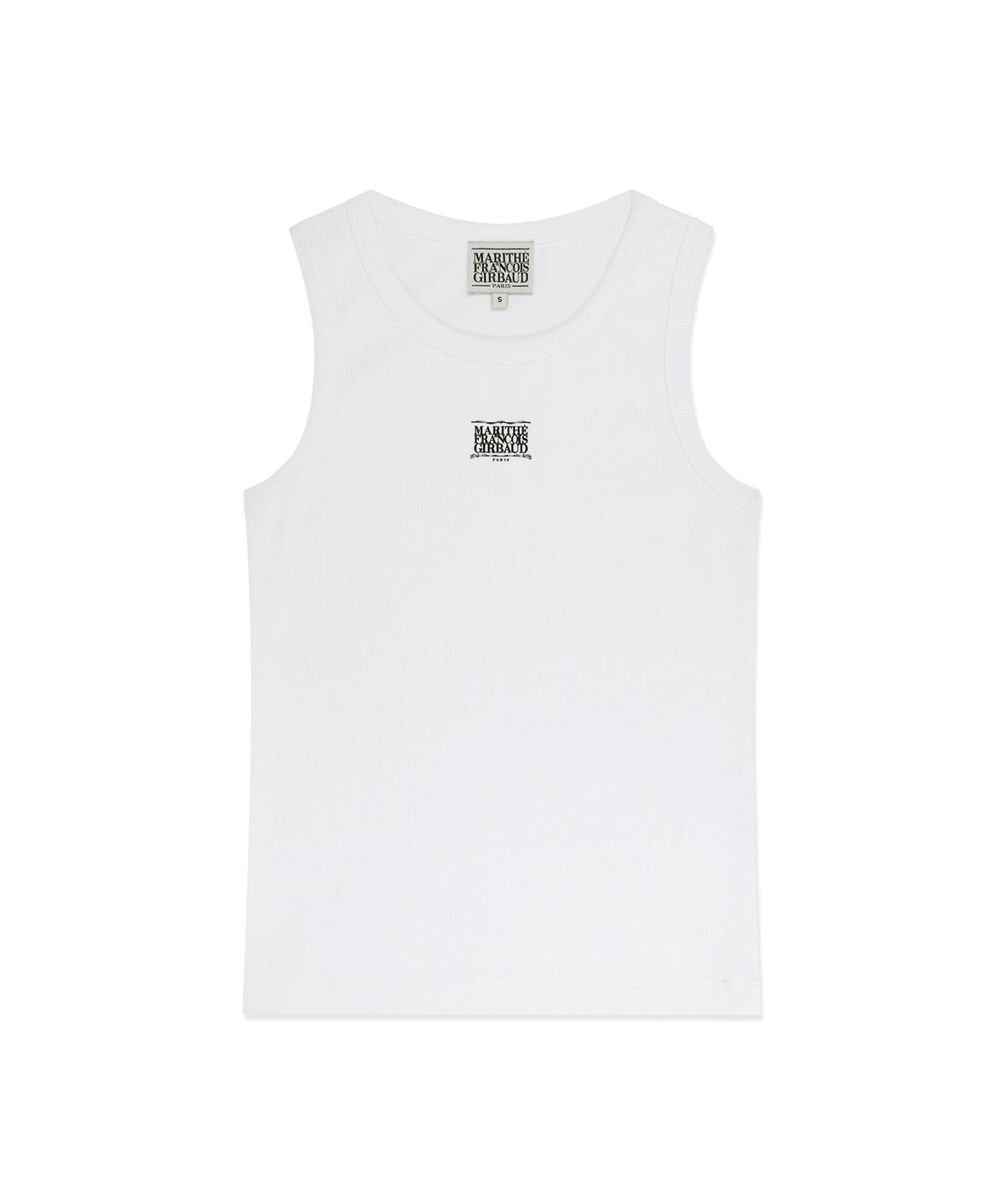 마리떼 프랑소와 저버(MARITHÉ + FRANҪOIS GIRBAUD) W RIBBON CLASSIC LOGO SLEEVELESS white