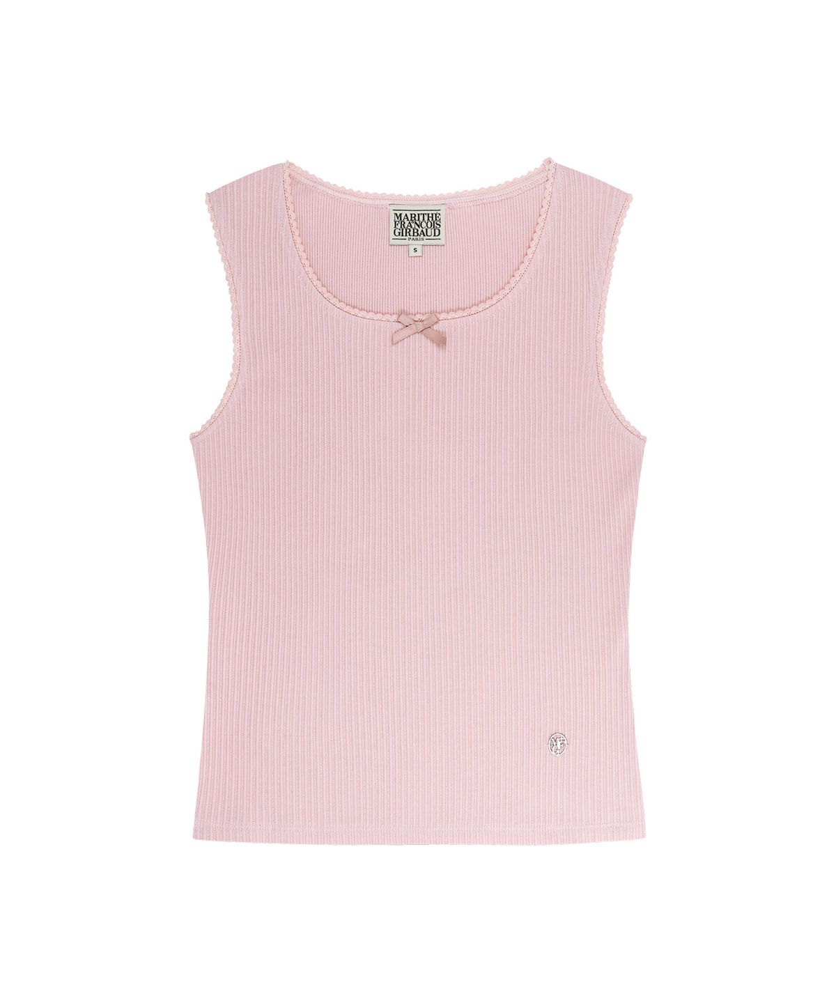 마리떼 프랑소와 저버(MARITHÉ + FRANҪOIS GIRBAUD) W LACE DETAIL SLEEVELESS pink