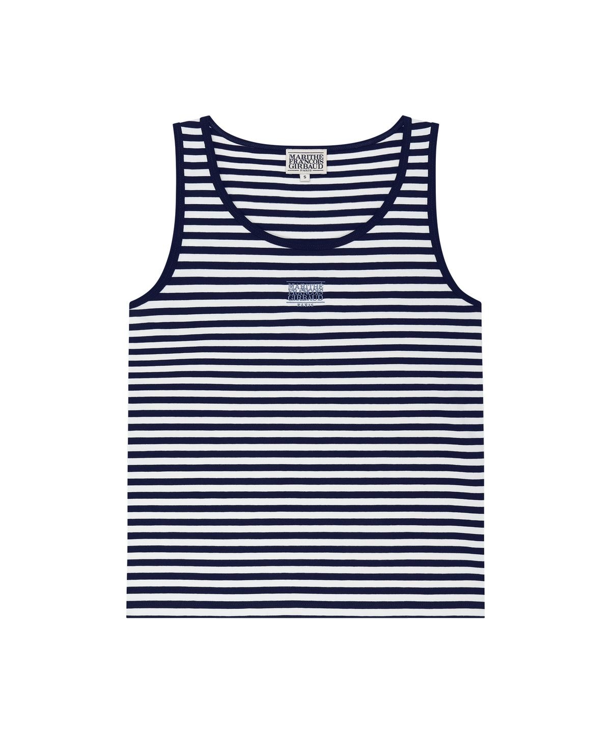 마리떼 프랑소와 저버(MARITHÉ + FRANҪOIS GIRBAUD) W SMALL CLASSIC LOGO SLEEVELESS dark navy