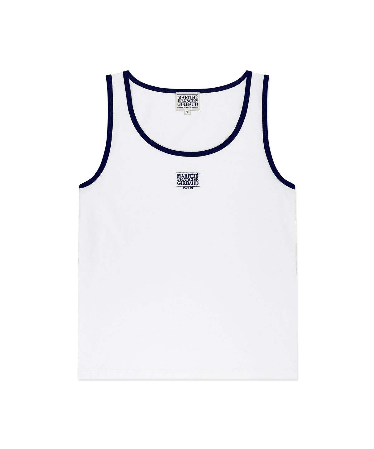 마리떼 프랑소와 저버(MARITHÉ + FRANҪOIS GIRBAUD) W SMALL CLASSIC LOGO SLEEVELESS white