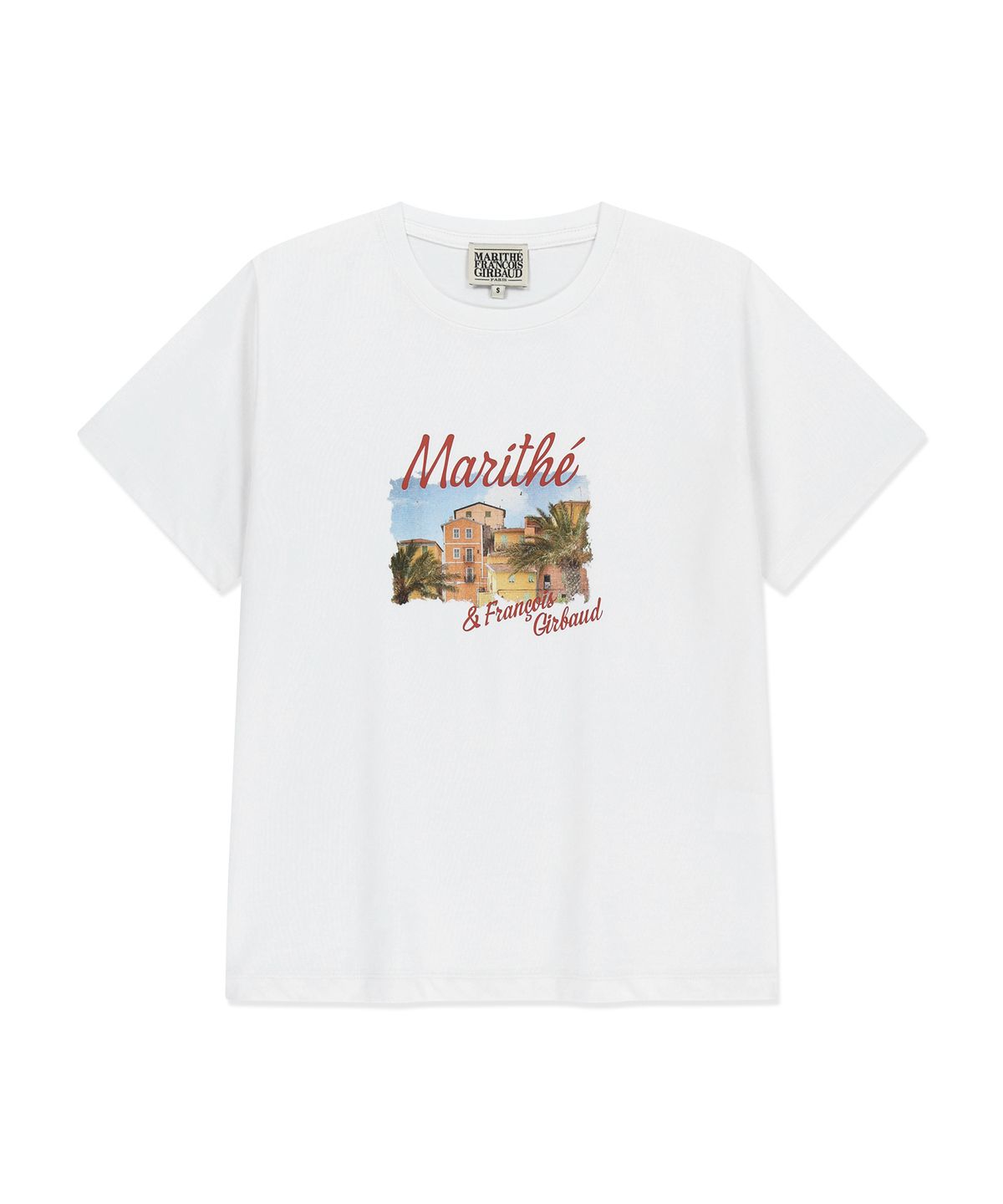 마리떼 프랑소와 저버(MARITHÉ + FRANҪOIS GIRBAUD) W AEROCOOL RESORT GRAPHIC TEE white