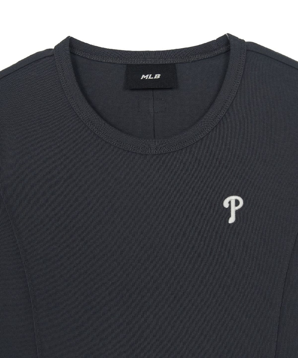 엠엘비(MLB) 여성 슬림 크롭핏 캡소매 반팔 티셔츠 PHI (D.Grey)
