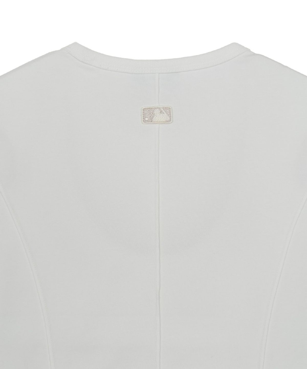 엠엘비(MLB) 여성 슬림 크롭핏 캡소매 반팔 티셔츠 NY (White)