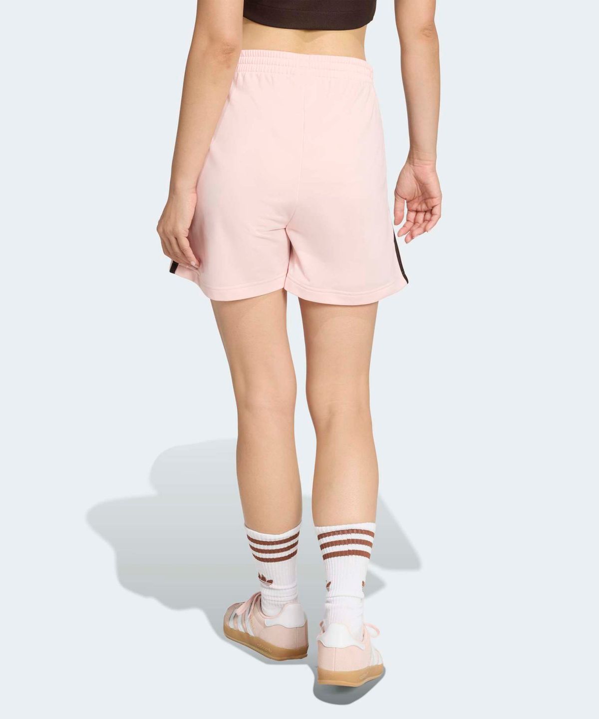 아디다스(ADIDAS) 파이어버드 클래식 숏 팬츠 - 샌디핑크:아우라커피 / KD3671