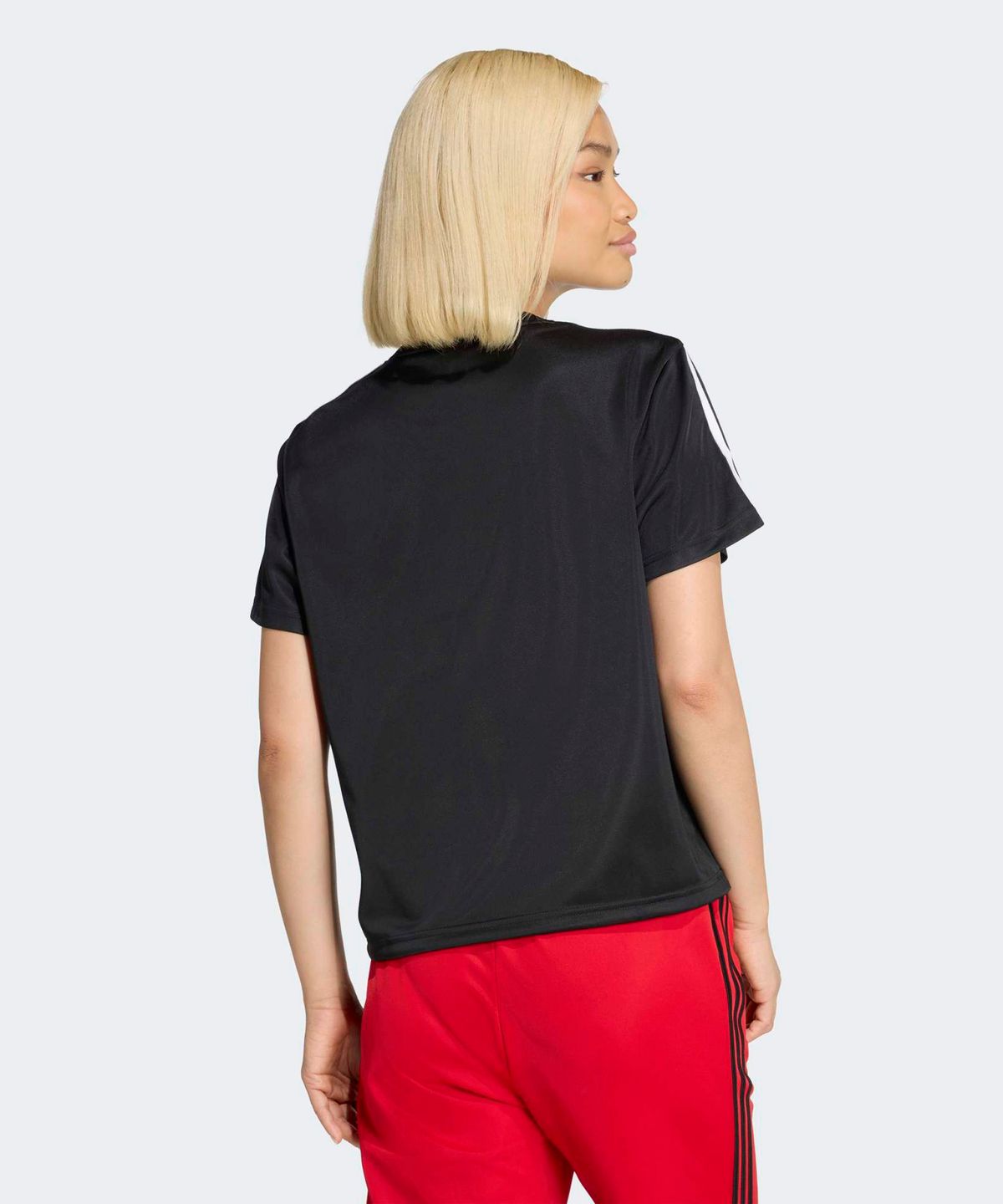 아디다스(ADIDAS) 파이어버드 티셔츠 - 블랙:화이트 / KD5574