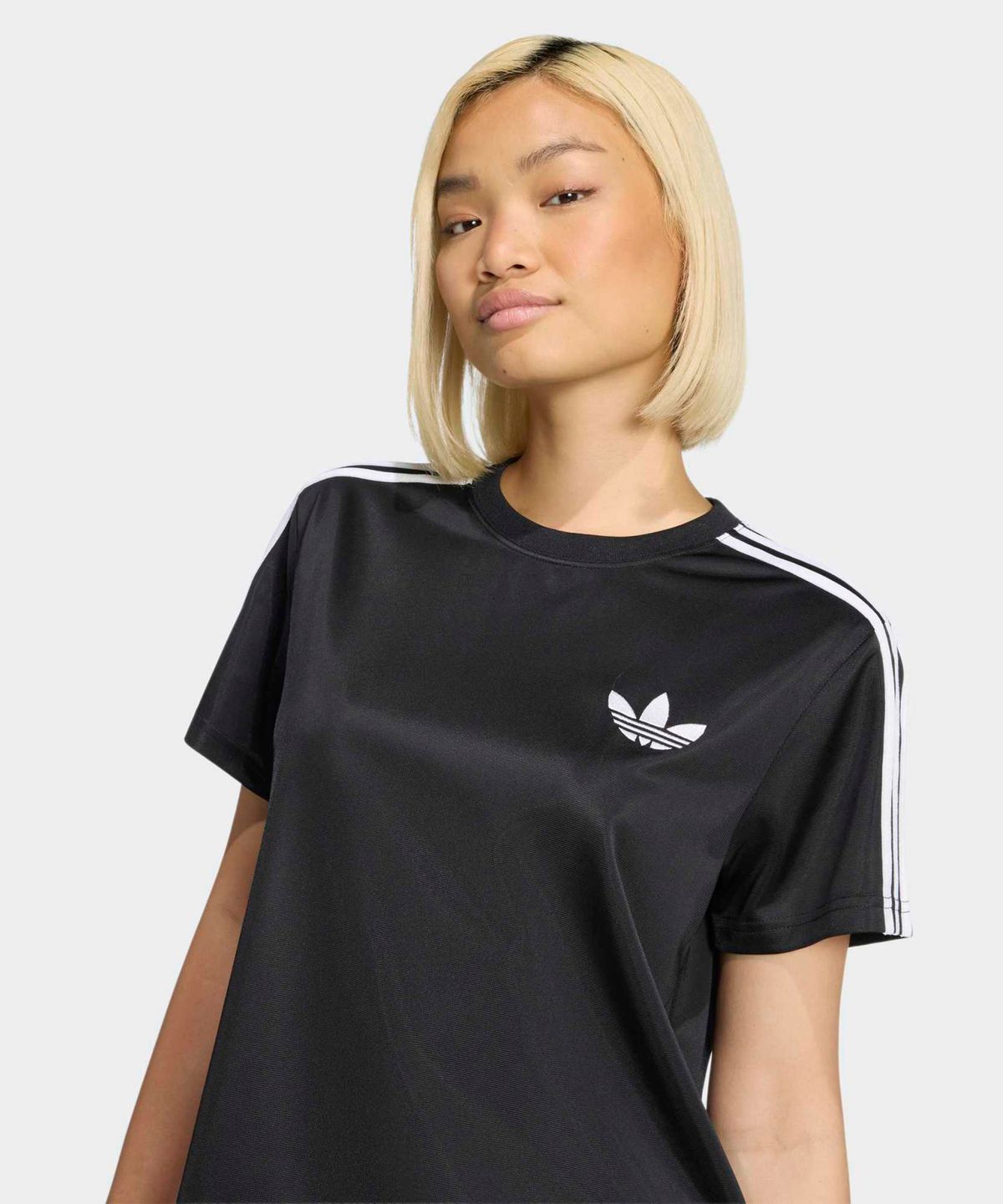 아디다스(ADIDAS) 파이어버드 티셔츠 - 블랙:화이트 / KD5574