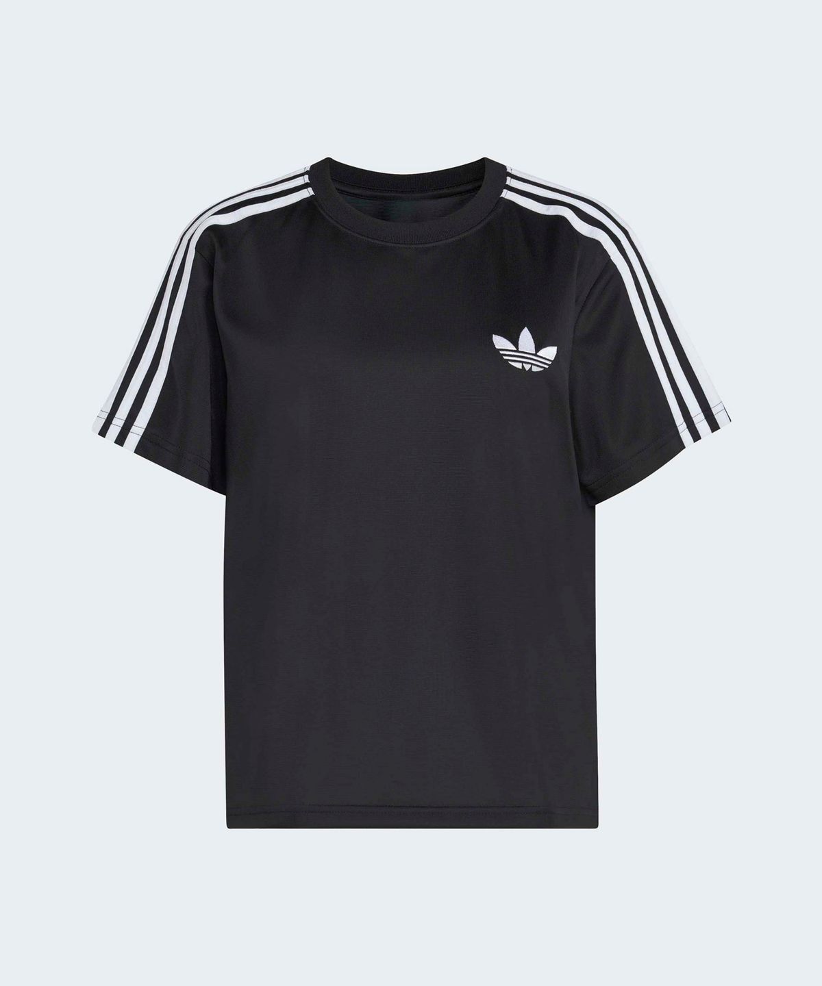 아디다스(ADIDAS) 파이어버드 티셔츠 - 블랙:화이트 / KD5574