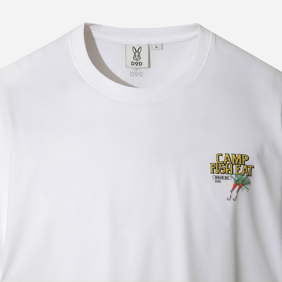 디오디(DOD) 사카나 루어 반팔 티셔츠 (OFF WHITE 2)