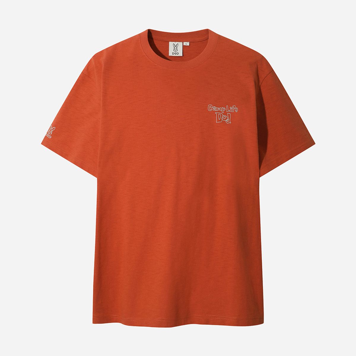 디오디(DOD) 캠프 라이프 반팔 티셔츠(ORANGE)