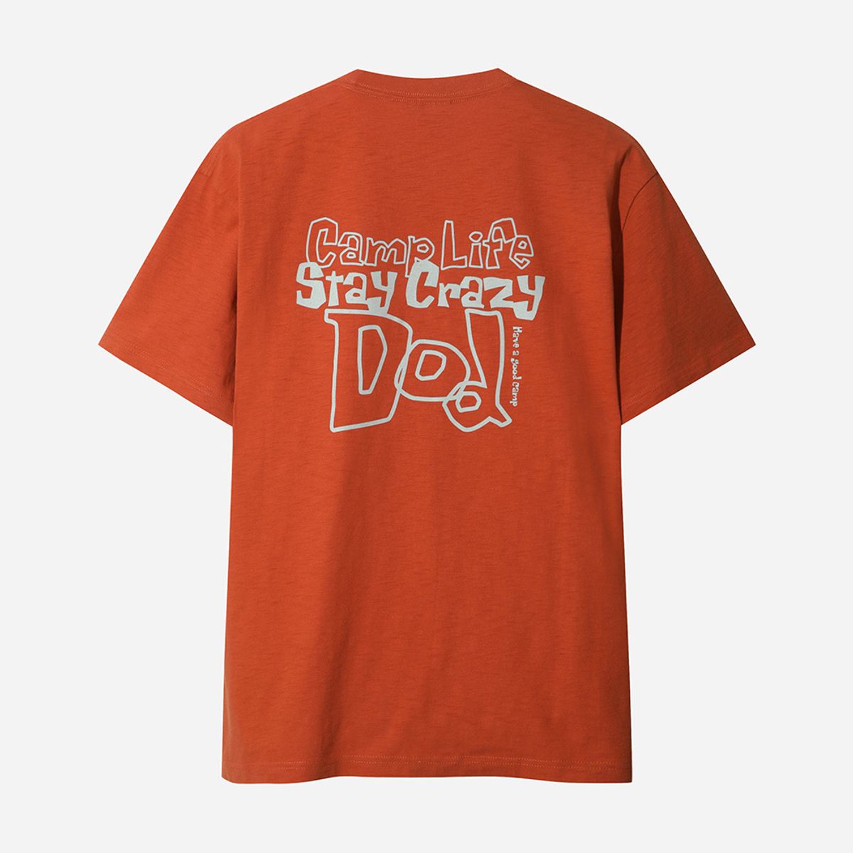 디오디(DOD) 캠프 라이프 반팔 티셔츠(ORANGE)