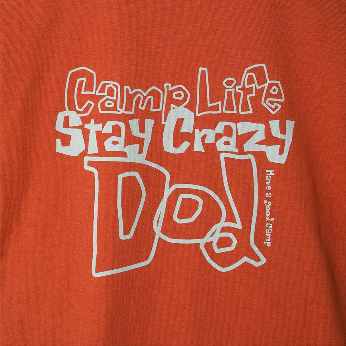 디오디(DOD) 캠프 라이프 반팔 티셔츠(ORANGE)