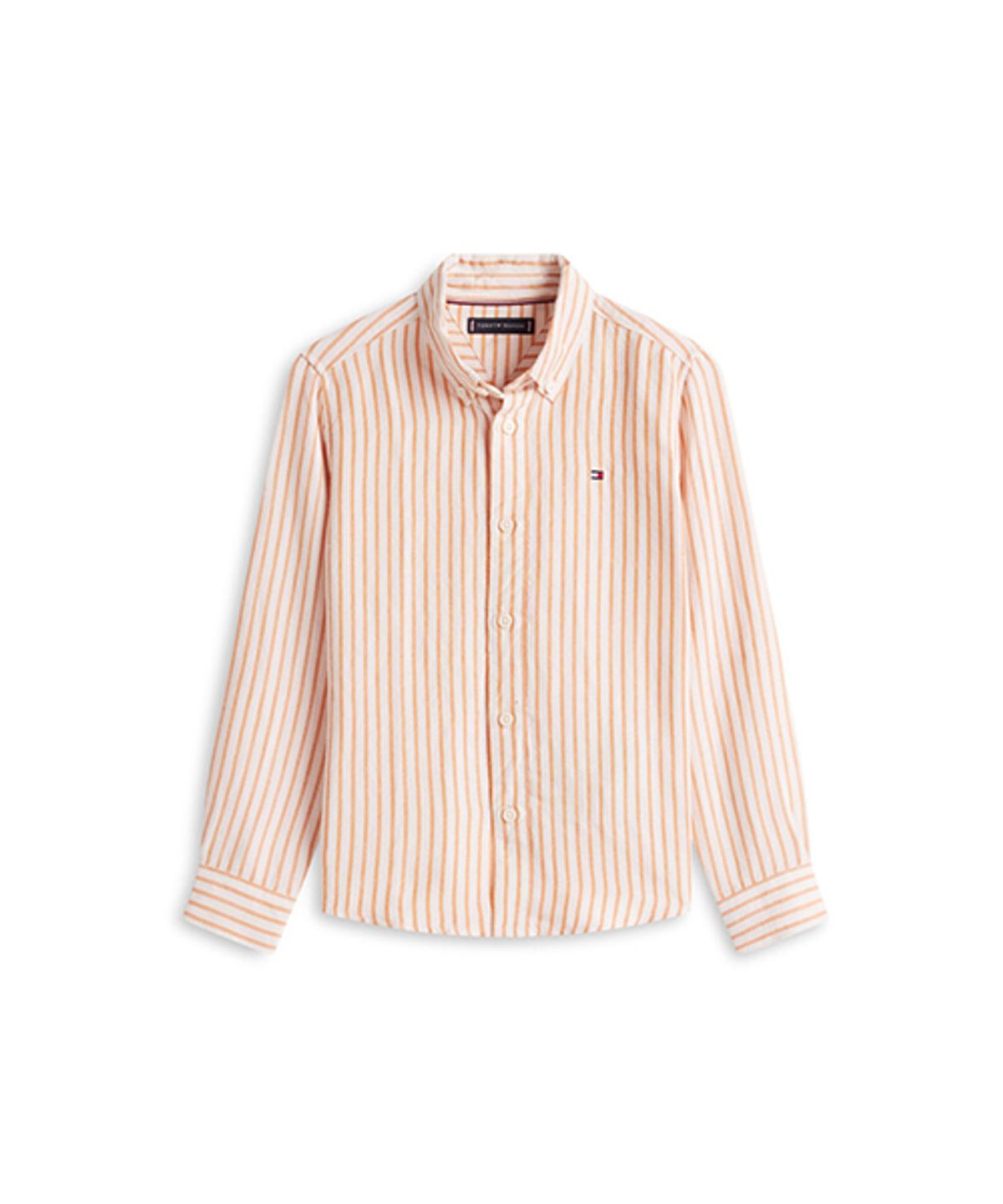 타미힐피거 키즈(TOMMY HILFIGER KIDS) 스트라이프 린넨 블렌드 셔츠