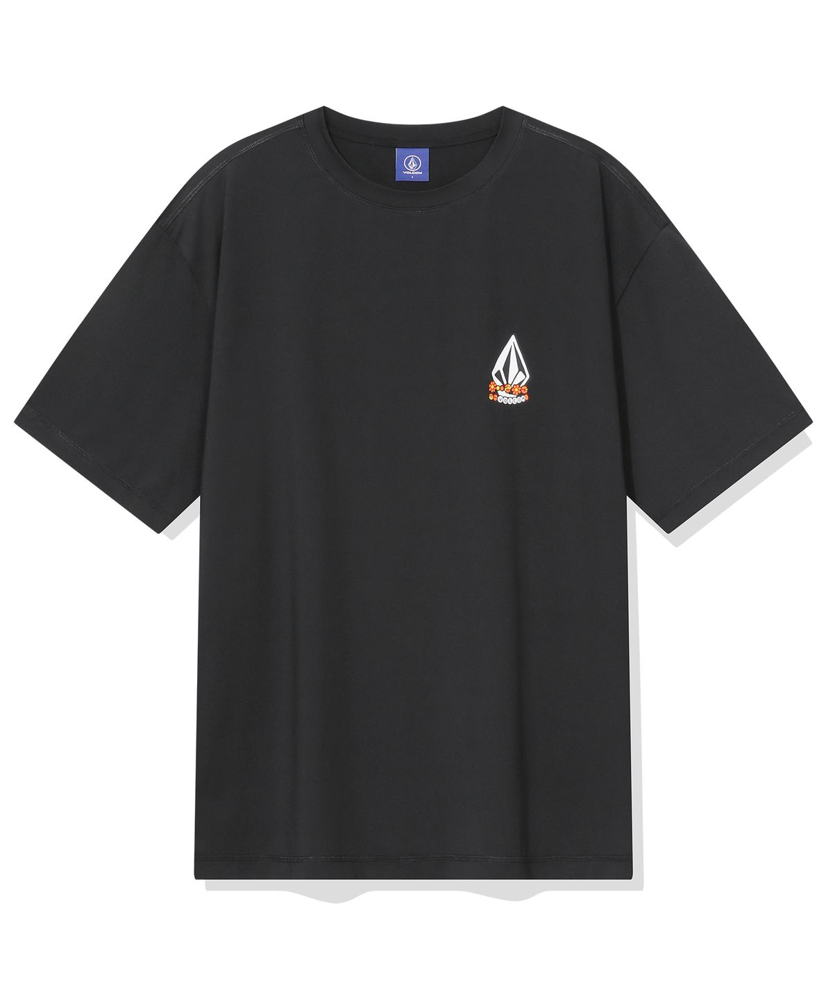 볼컴(VOLCOM) 볼컴 샤카 반팔 래시가드(블랙)