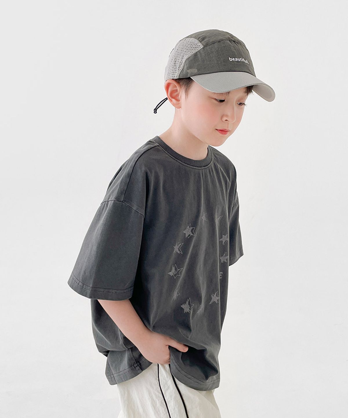 베리클로젯(BERRYCLOSET) 갤럭시 피그먼트 반팔티