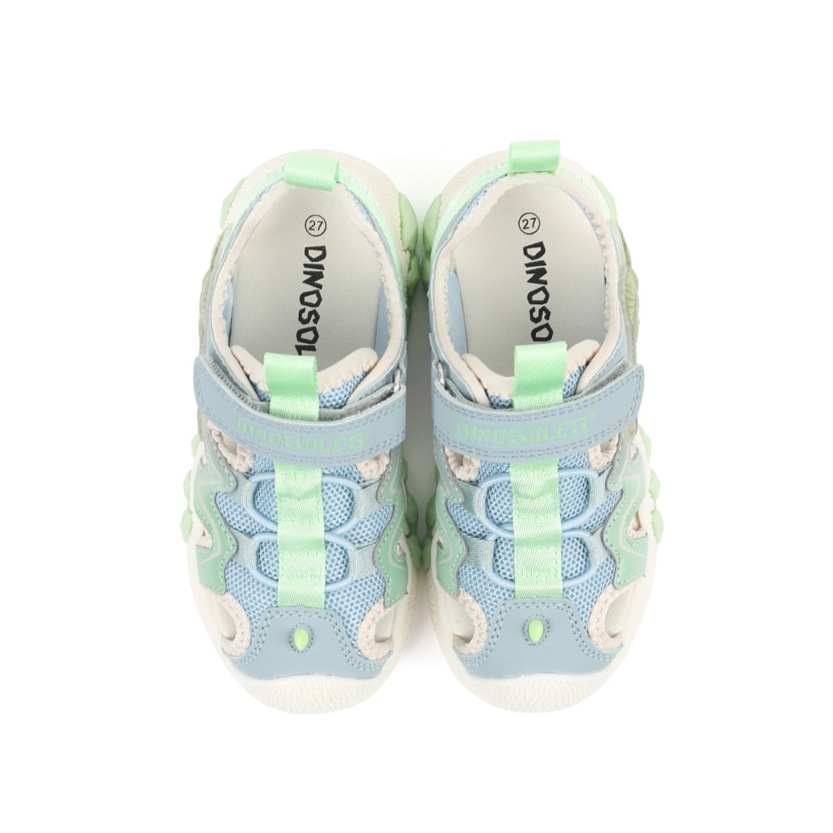 다이노솔즈(DINOSOLES) 와일드 랩터 샌들 키즈 민트