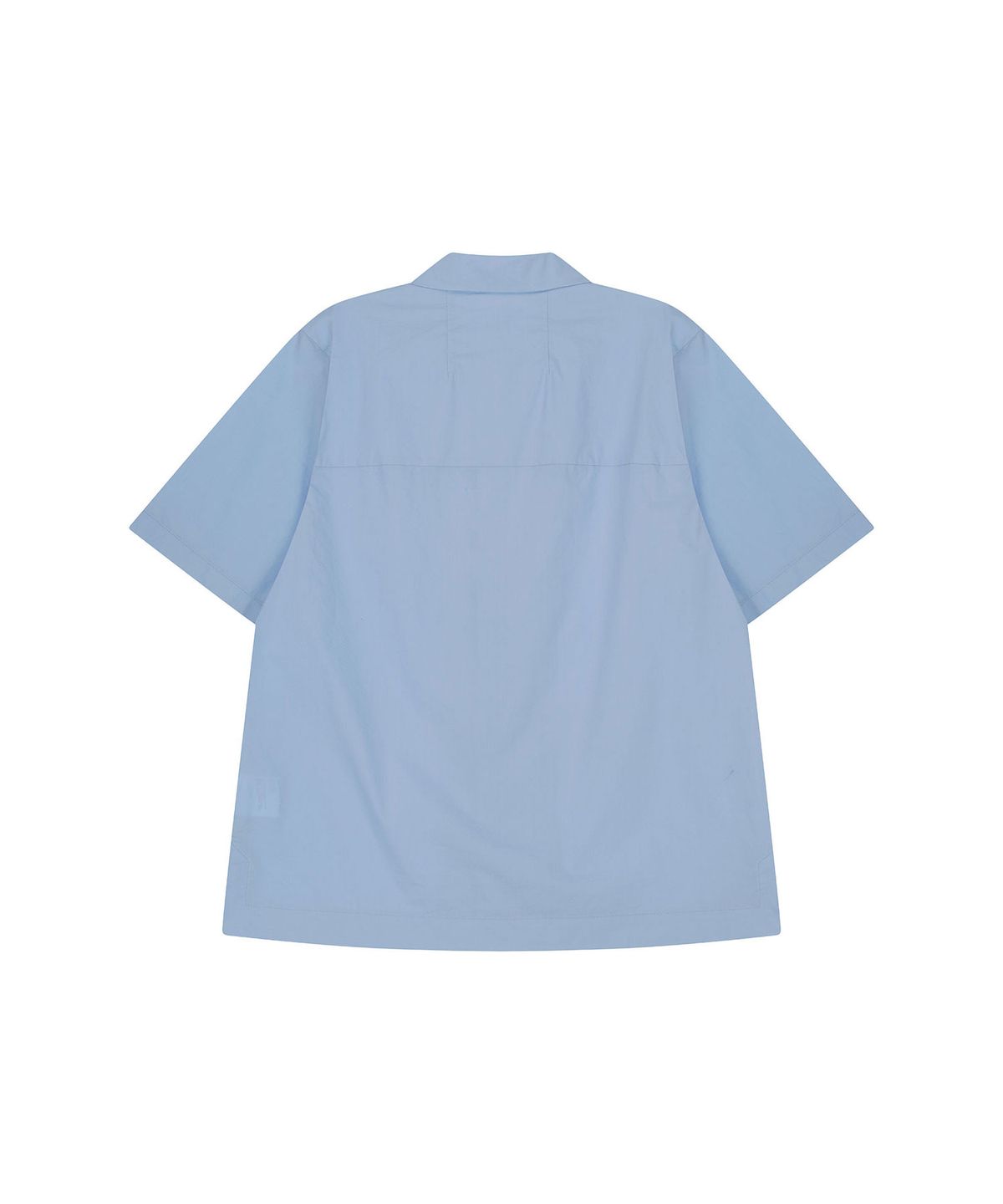 비자비(VIS A VIS) HALF SLEEVED COTTON BUTTON DOWN SHIRT (L.T BLUE)