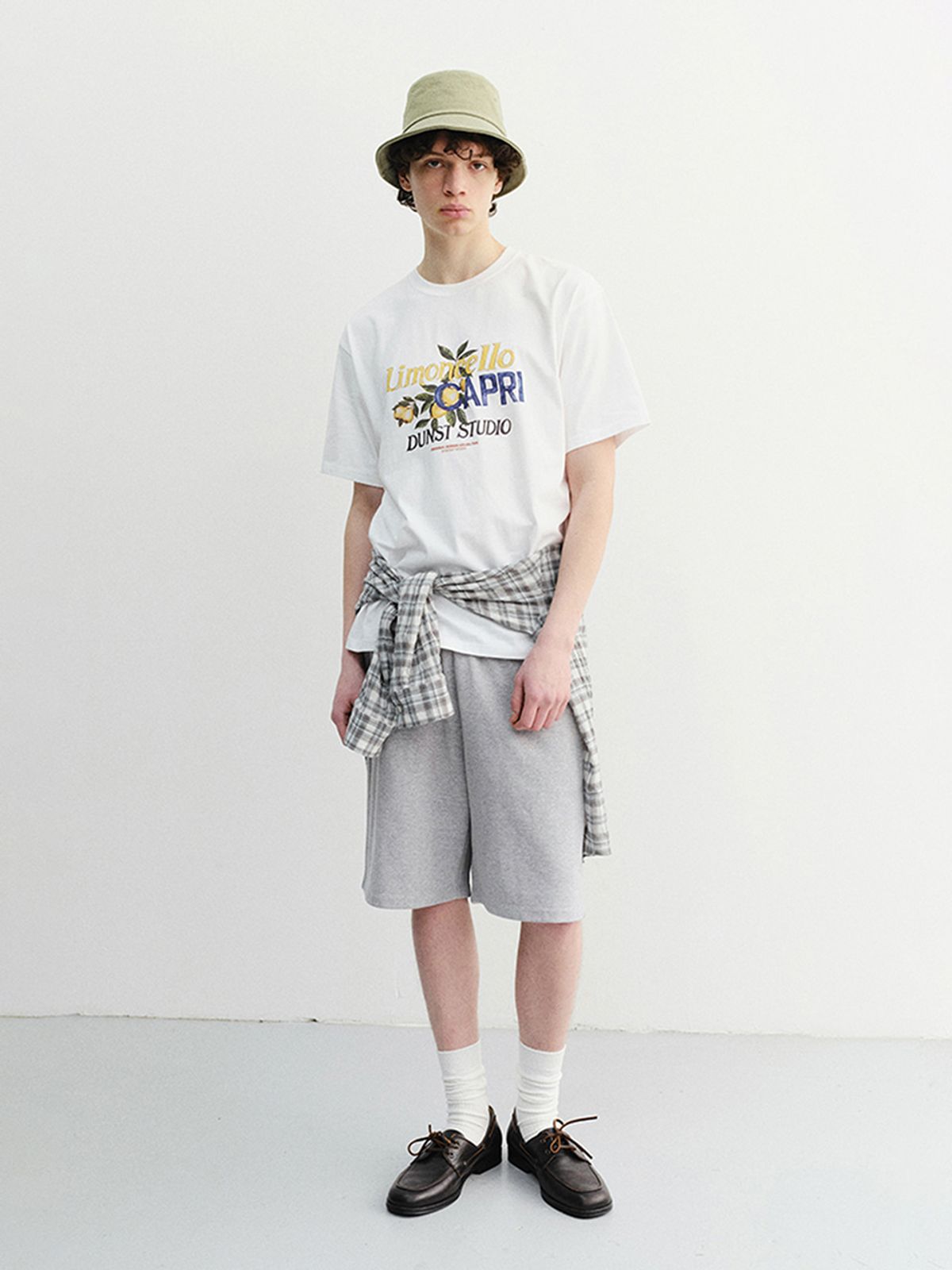 던스트 포 맨(DUNST FOR MEN) LIMONCELLO T-SHIRT_UNISEX_UDTS6B148_OFF WHITE