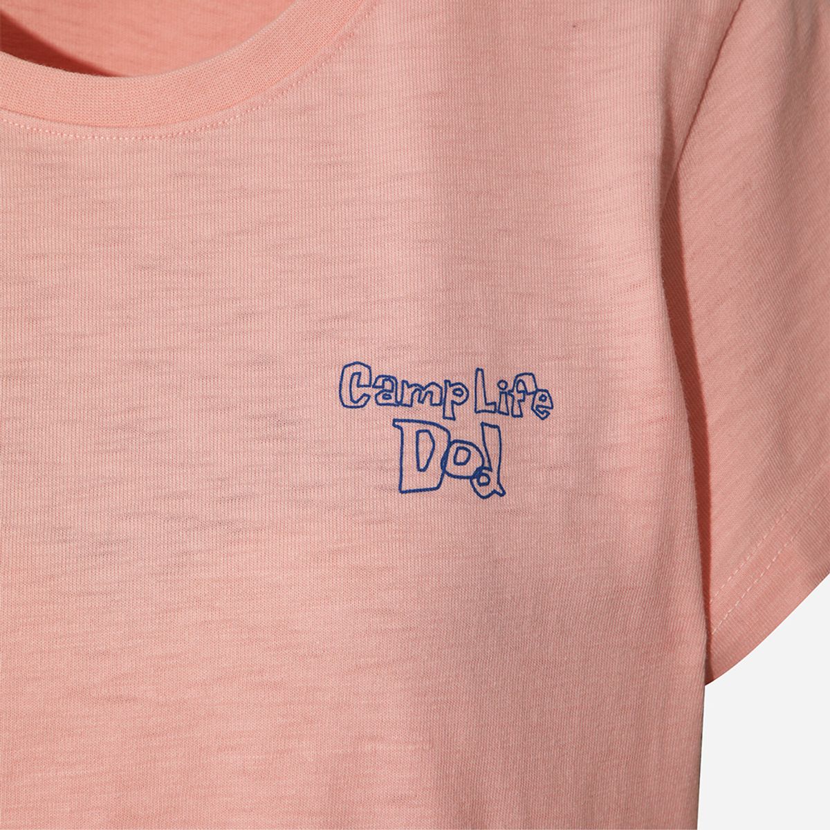디오디(DOD) 여성) 캠프 라이프 반팔 티셔츠(LIGHT PINK)