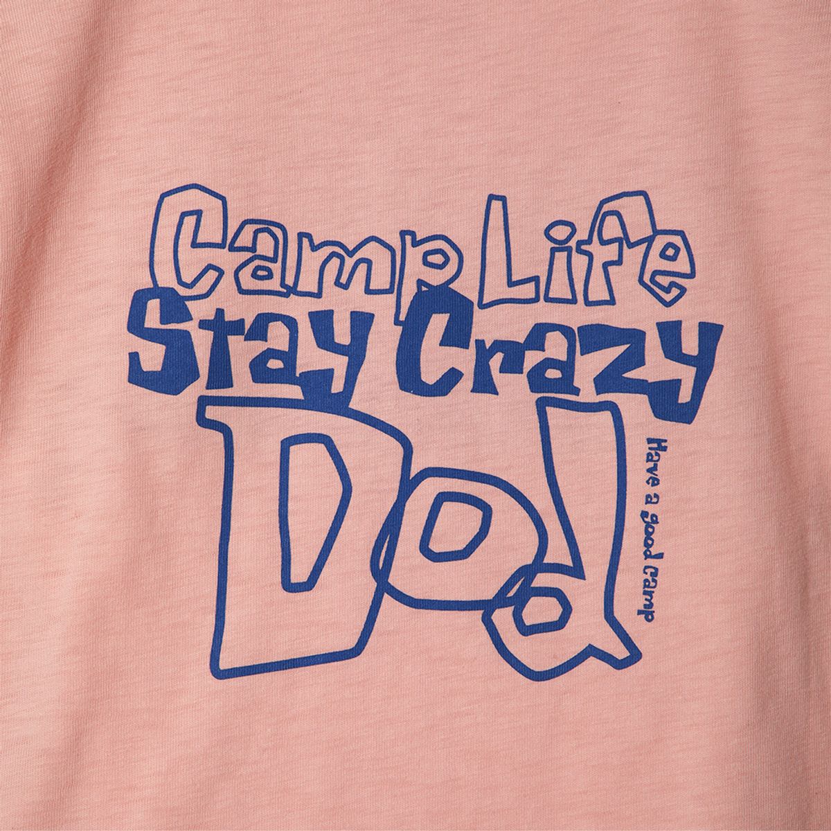 디오디(DOD) 여성) 캠프 라이프 반팔 티셔츠(LIGHT PINK)