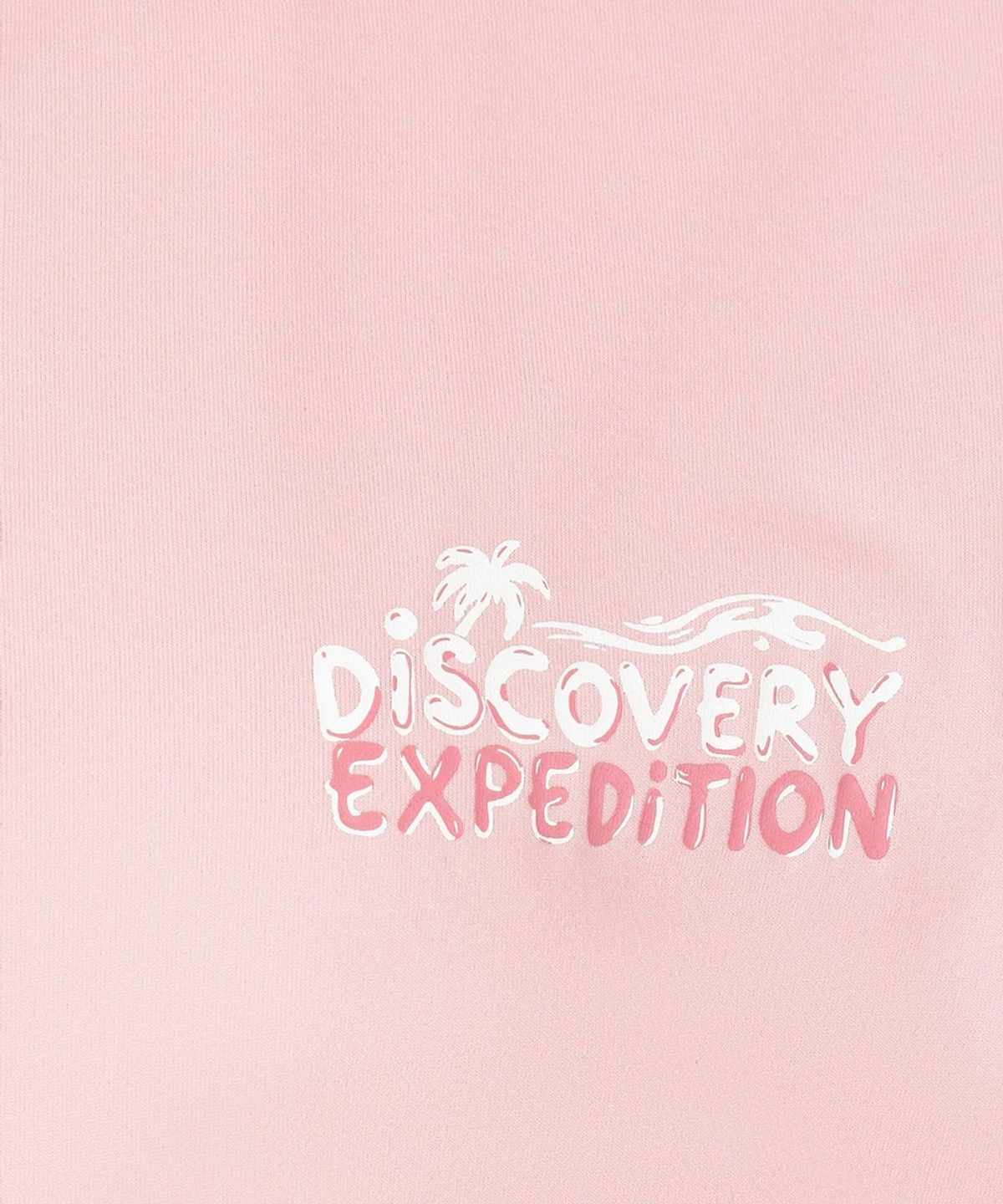 디스커버리 익스페디션(DISCOVERY EXPEDITION) 여성 에셀셜 반팔 크롭 커버업 (L/PINK)