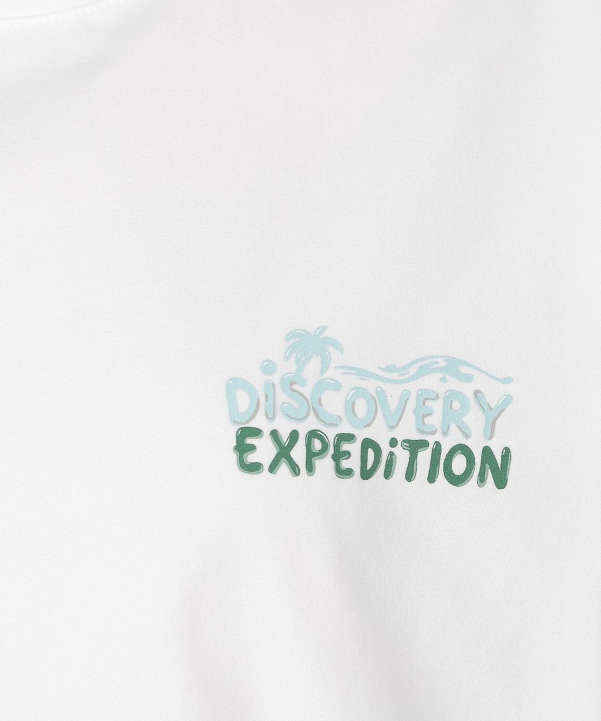 디스커버리 익스페디션(DISCOVERY EXPEDITION) 여성 에셀셜 반팔 크롭 커버업 (WHITE)