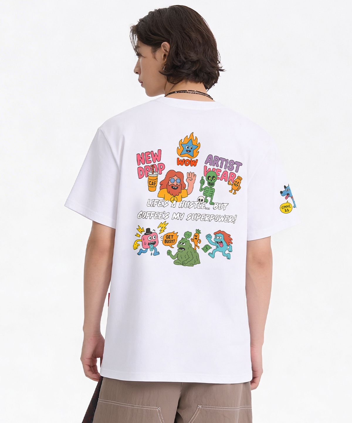 아티스트웨어(ARTISTWEAR) [ATW] 허슬브루 반팔티 - 2COLOR