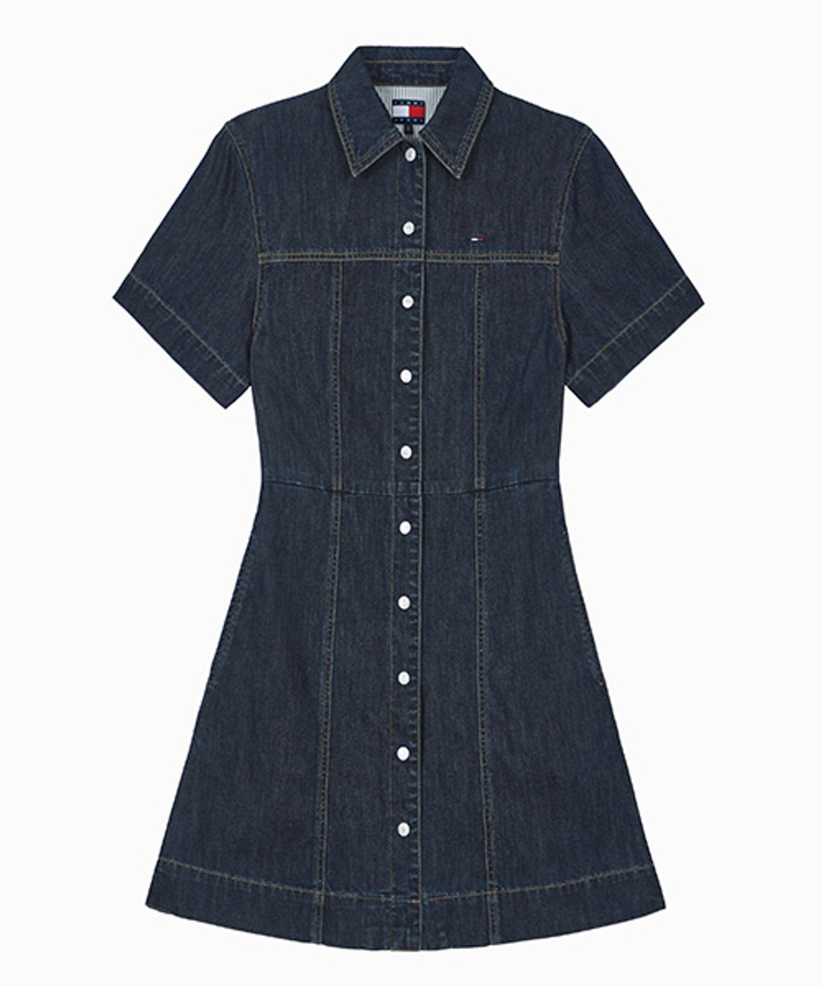 타미진스(TOMMY JEANS) 클래식 데님 셔츠 드레스 (T32G1NOP03TWL11AP)