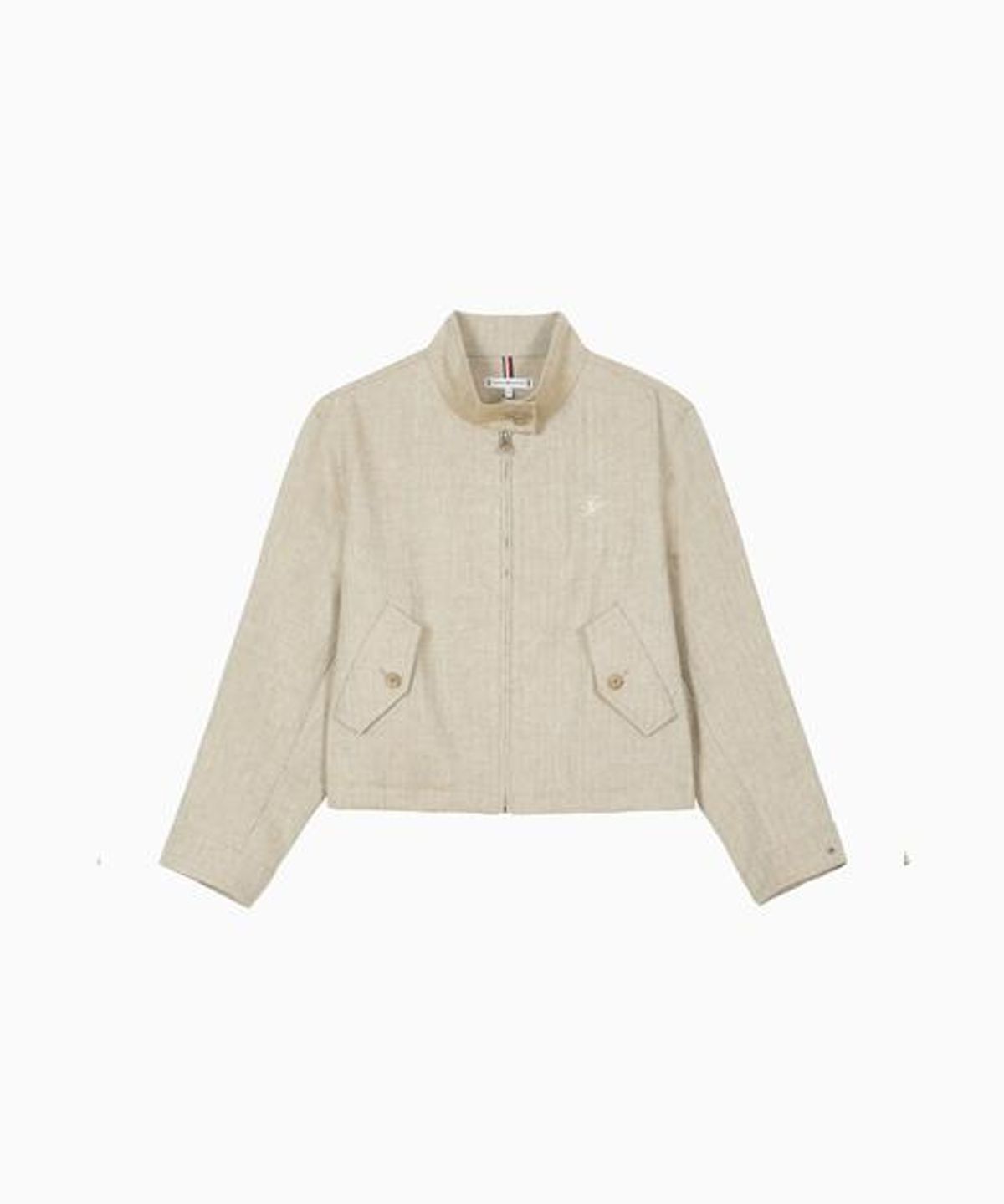 타미힐피거(TOMMY HILFIGER) 린넨 블렌드 헤링본 재킷 (T22G3WOT209WL1W20)