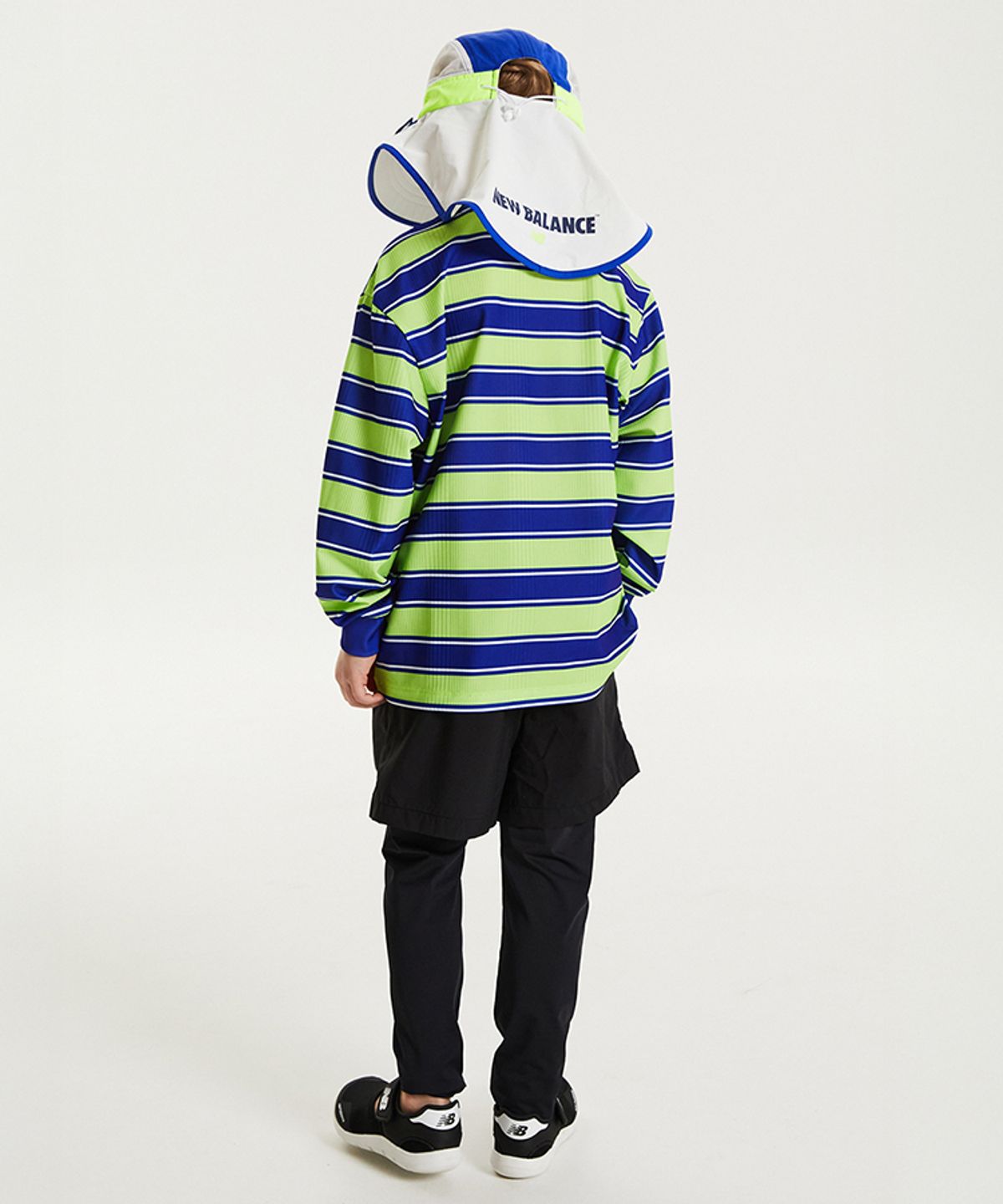 뉴발란스 키즈(NEWBALANCEKIDS) 아동 4.5부 반바지+9부 레깅스 세트(유니) NK9RG2103U19
