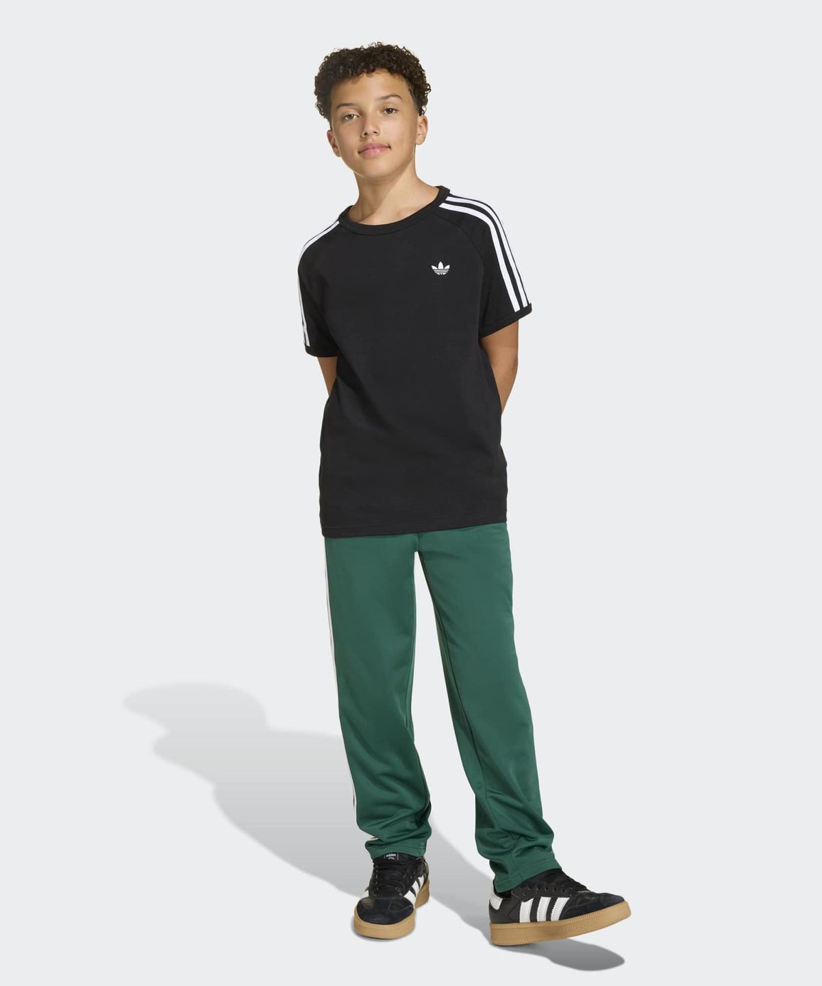 아디다스 키즈(ADIDAS KIDS) 3 STRIPES 티 주니어 - 블랙 / KE0919