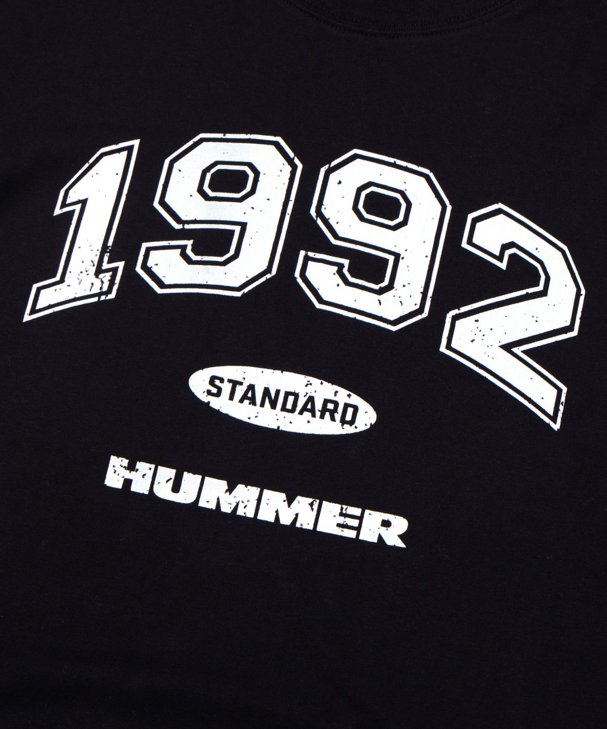 험머(HUMMER) [32수코튼] 1992 로고 그래픽 쿨 반팔 티셔츠 블랙