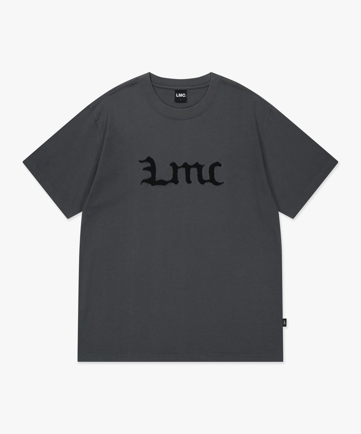 엘엠씨(LMC) CUT OUT GOTHIC LOGO TEE charcoal