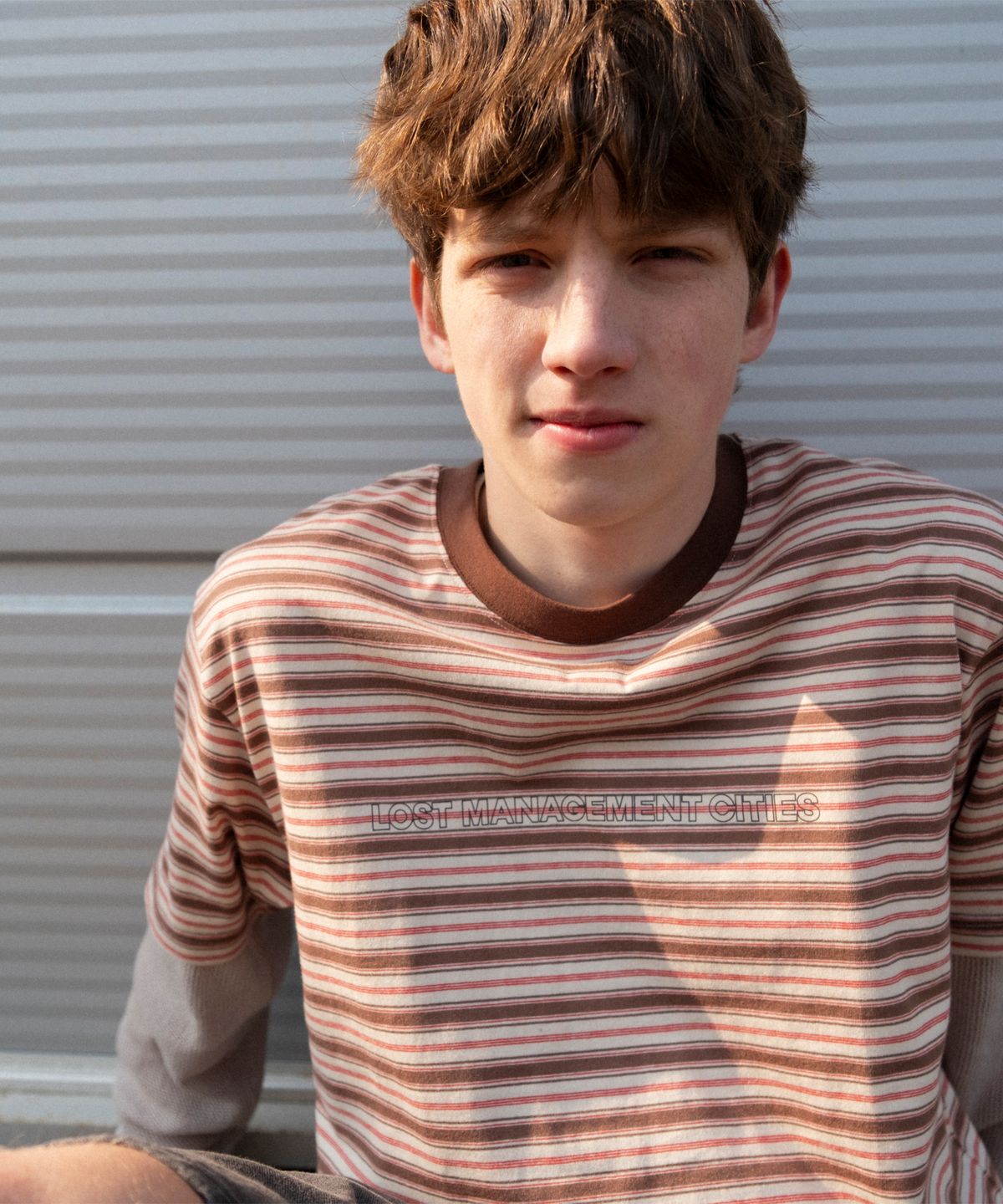 엘엠씨(LMC) MULTI STRIPE TEE brown