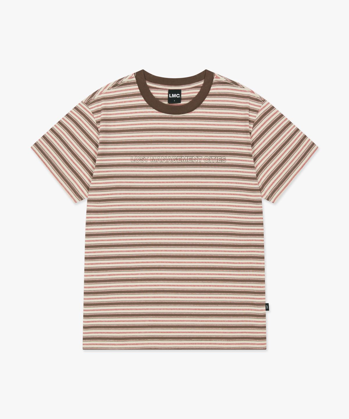 엘엠씨(LMC) MULTI STRIPE TEE brown