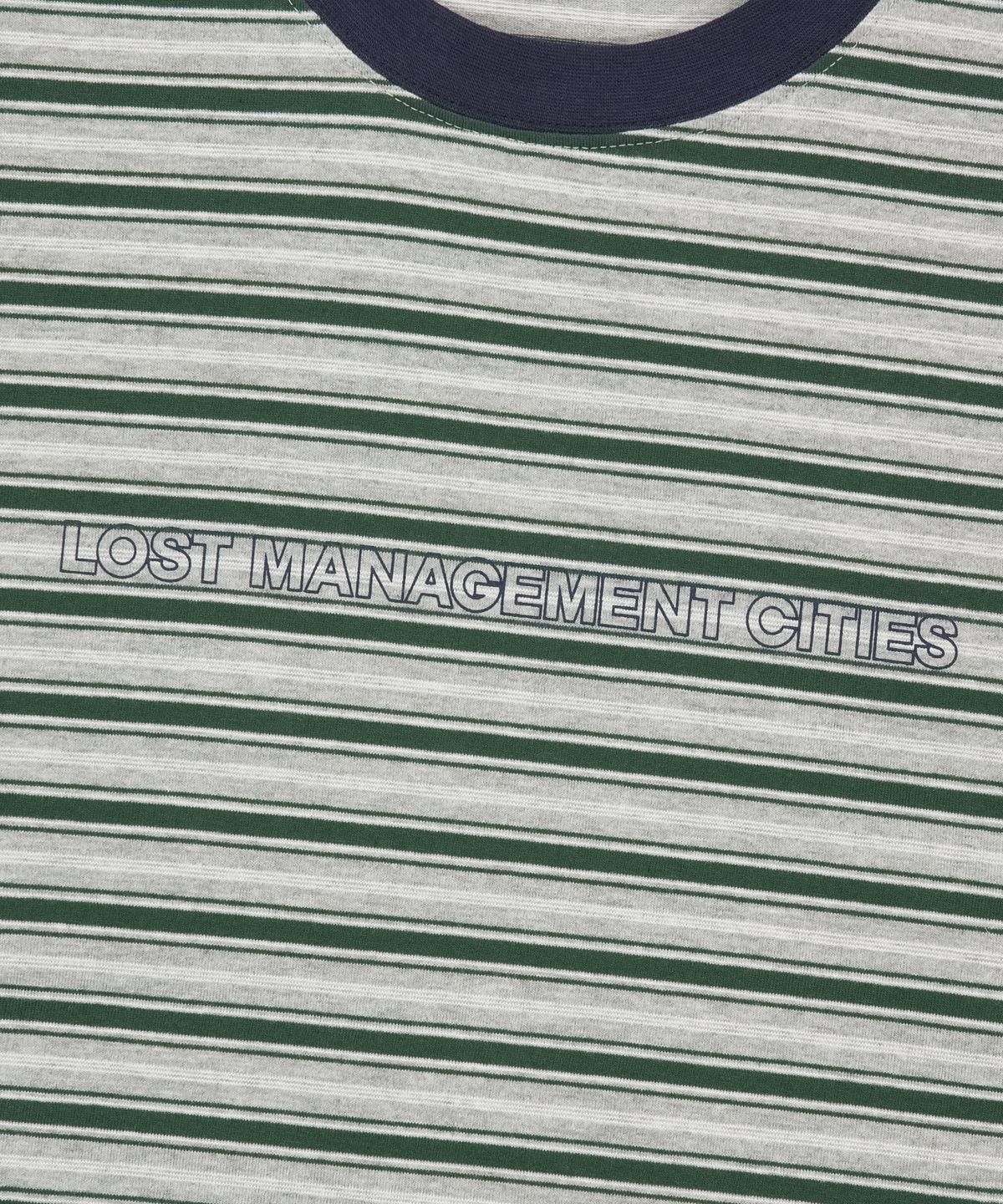 엘엠씨(LMC) MULTI STRIPE TEE melange gray