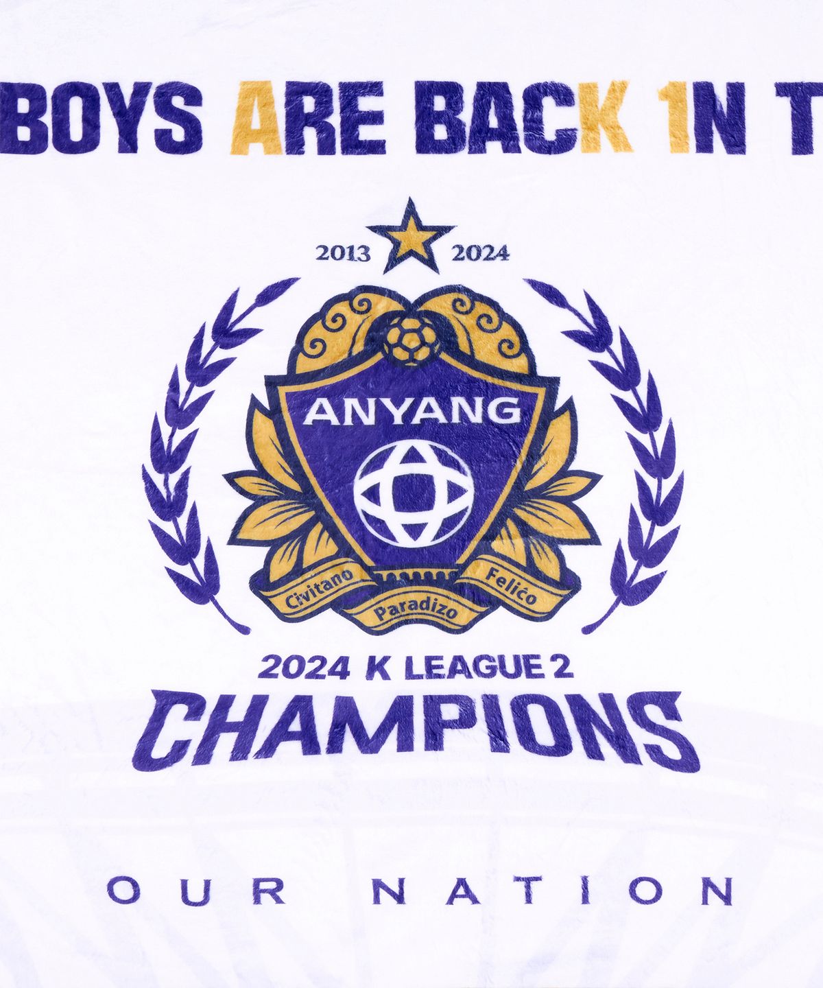 FC안양(FC ANYANG) 우승기념 담요
