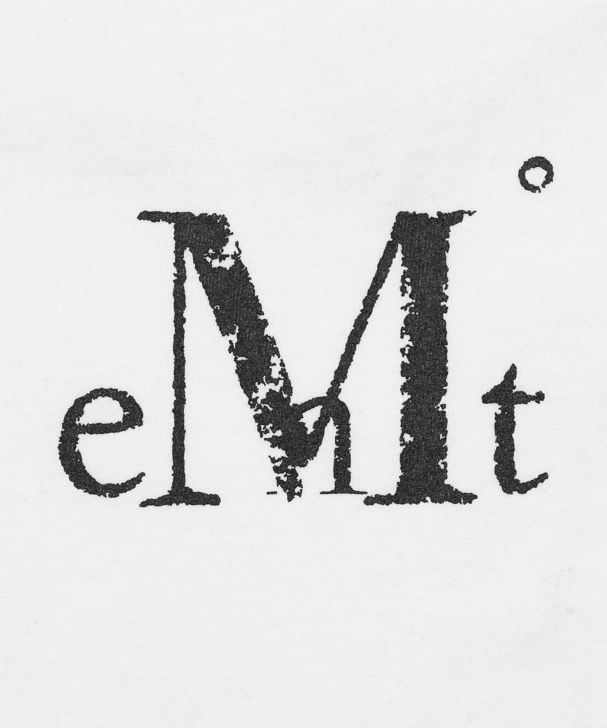 무센트(MUCENT) 로비오 크로스 크랙 로고 링거 반팔 티