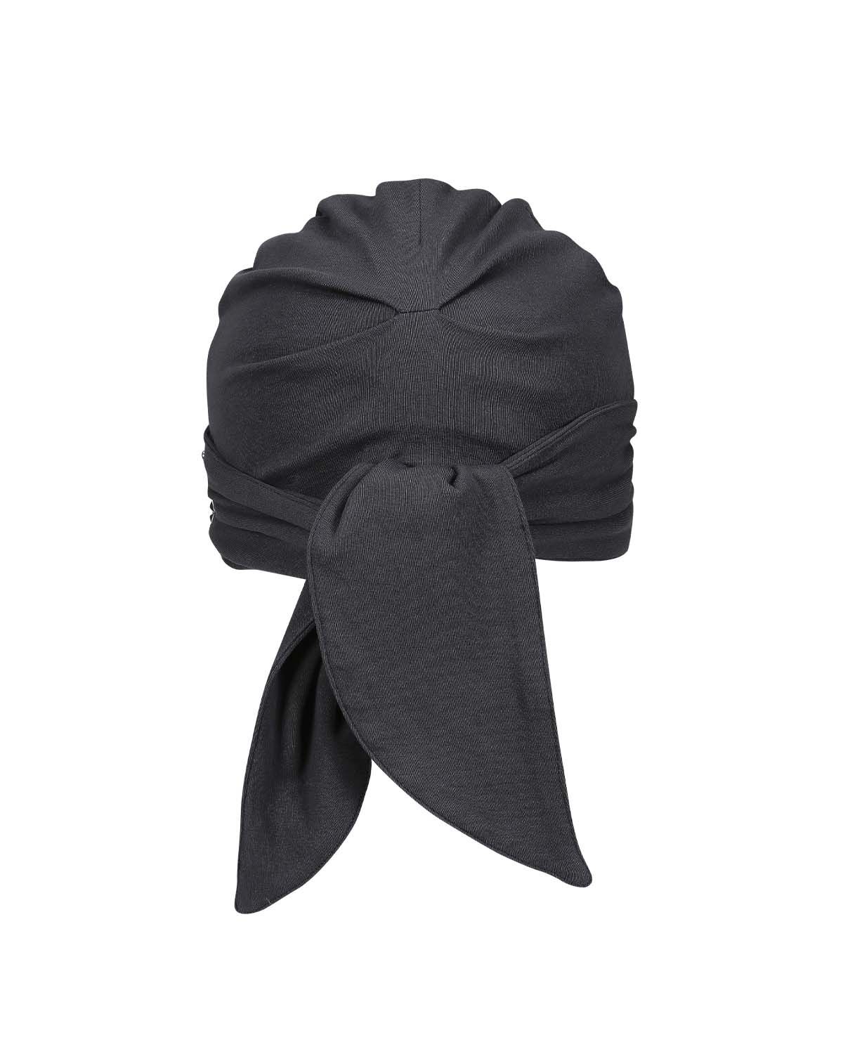 여밈(YEOMIM) [×미세키서울] stud shirring band beanie (charcoal)