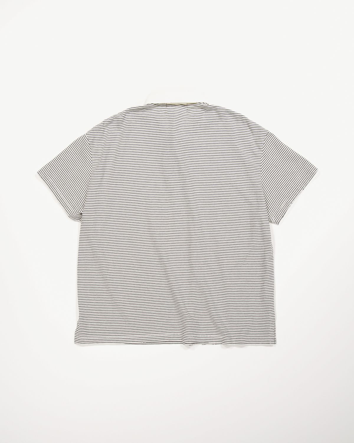 슈퍼벨로체(SUPERVELOCE) Miglia Stripe Polo Shirt White