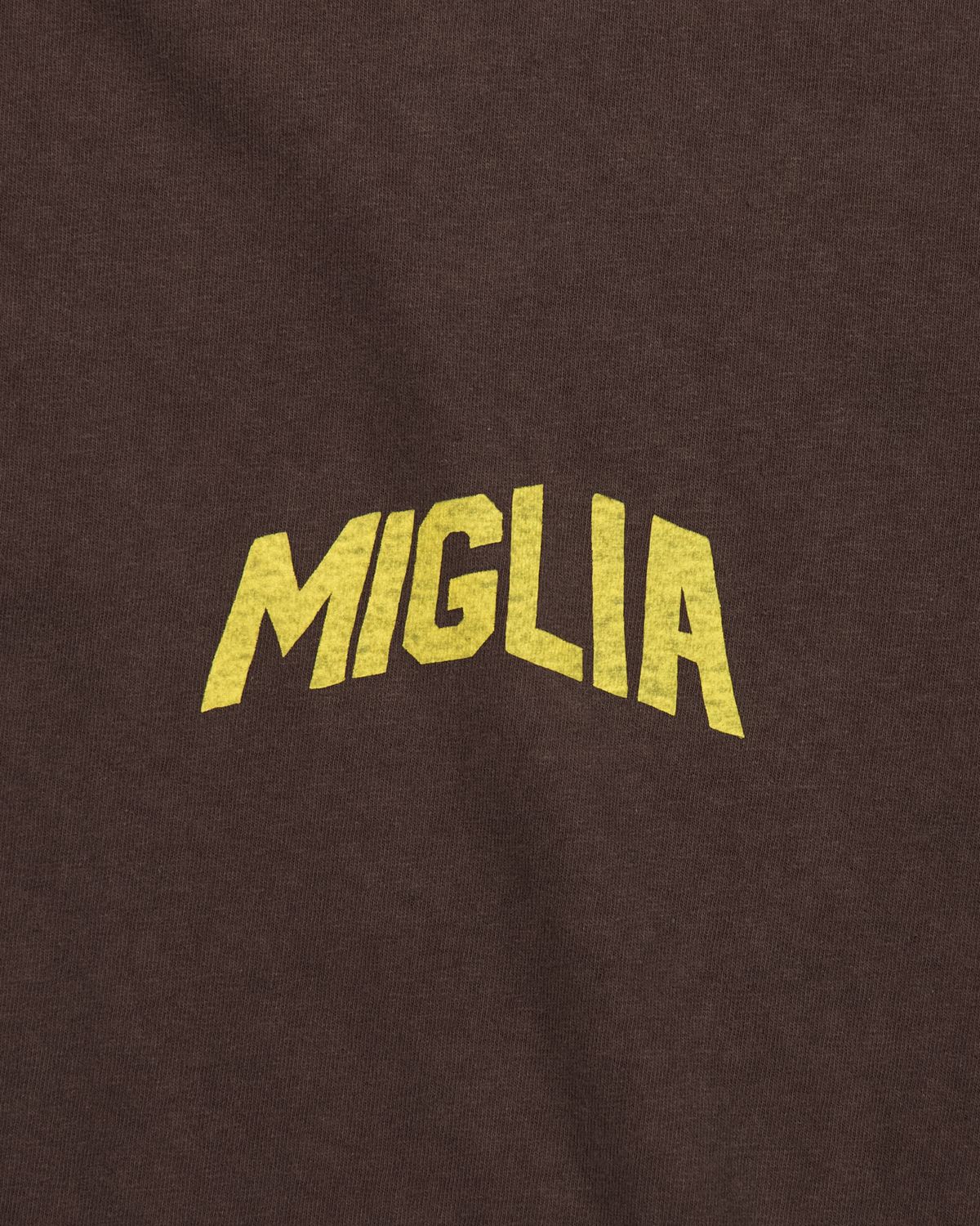 슈퍼벨로체(SUPERVELOCE) Miglia Signature Crop T-shirt Mocha