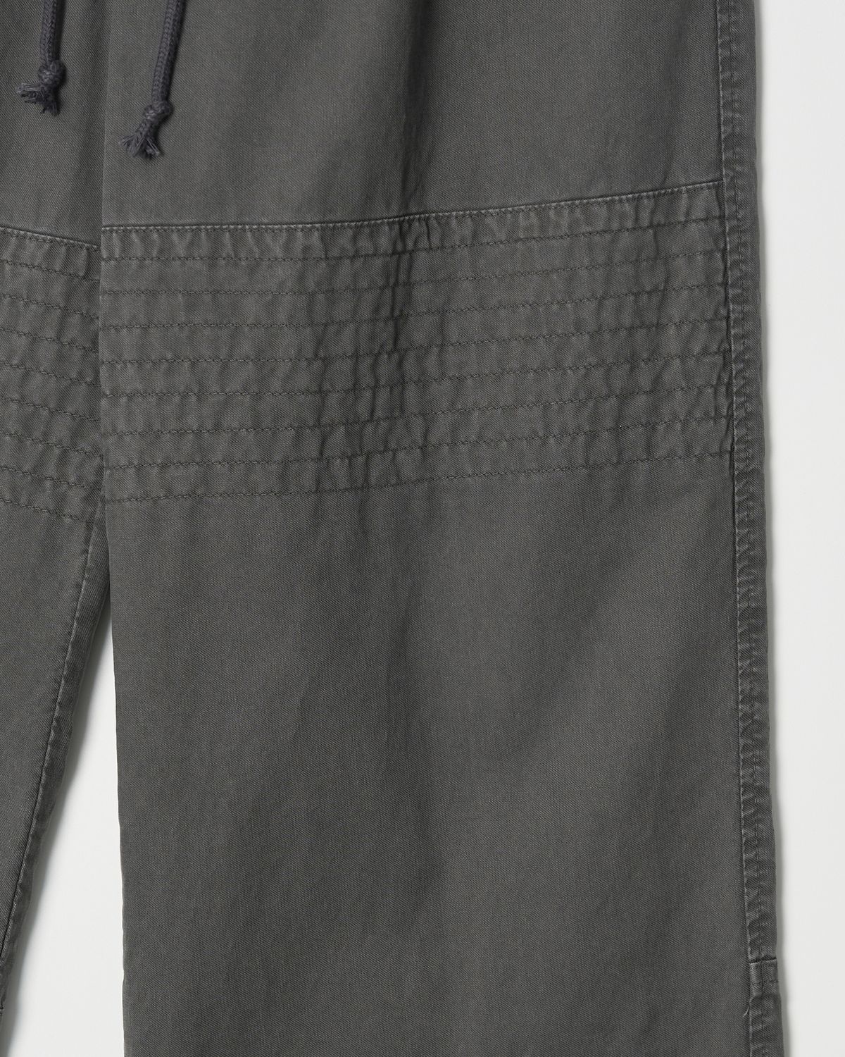 슈퍼벨로체(SUPERVELOCE) Miglia Old Draped Trousers Steel Gray