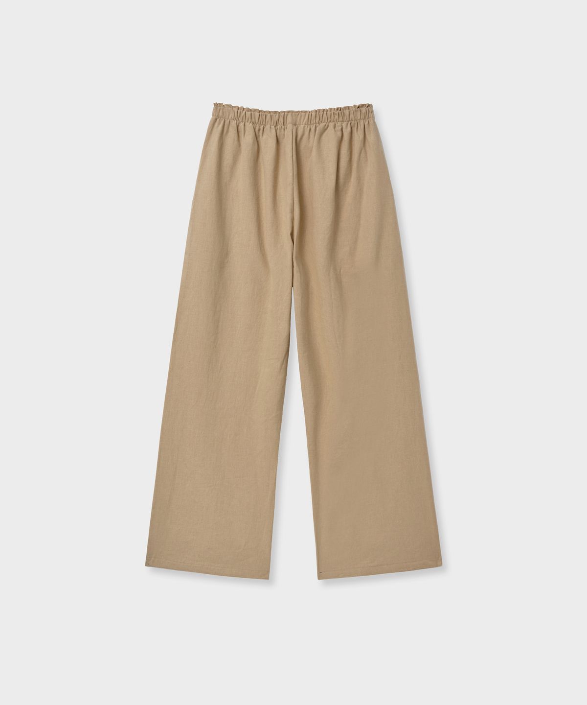 바니쉬먼트(VANISHMENT) Linen banding pants_beige