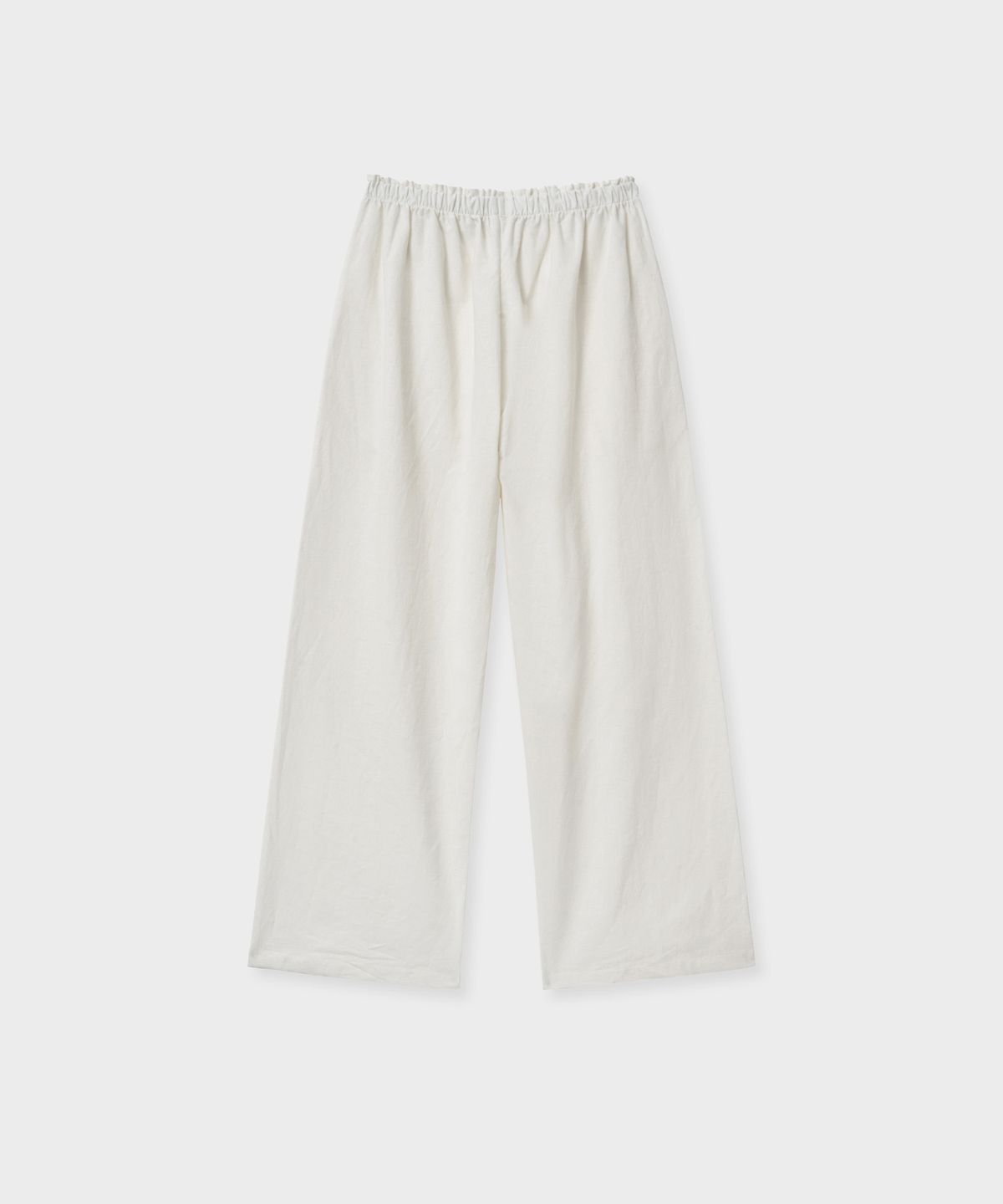 바니쉬먼트(VANISHMENT) Linen banding pants_ivory